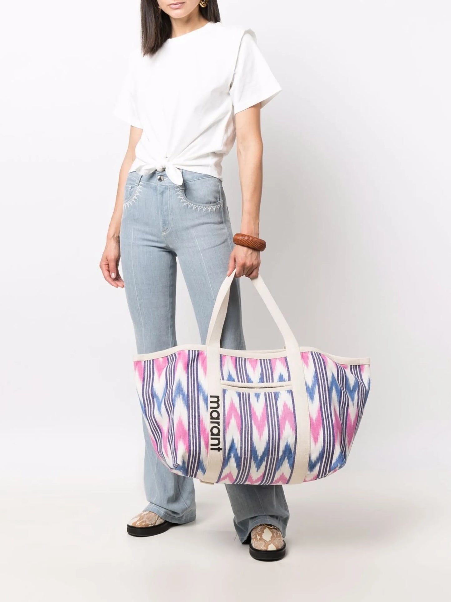 zelikia tie-front T-shirt