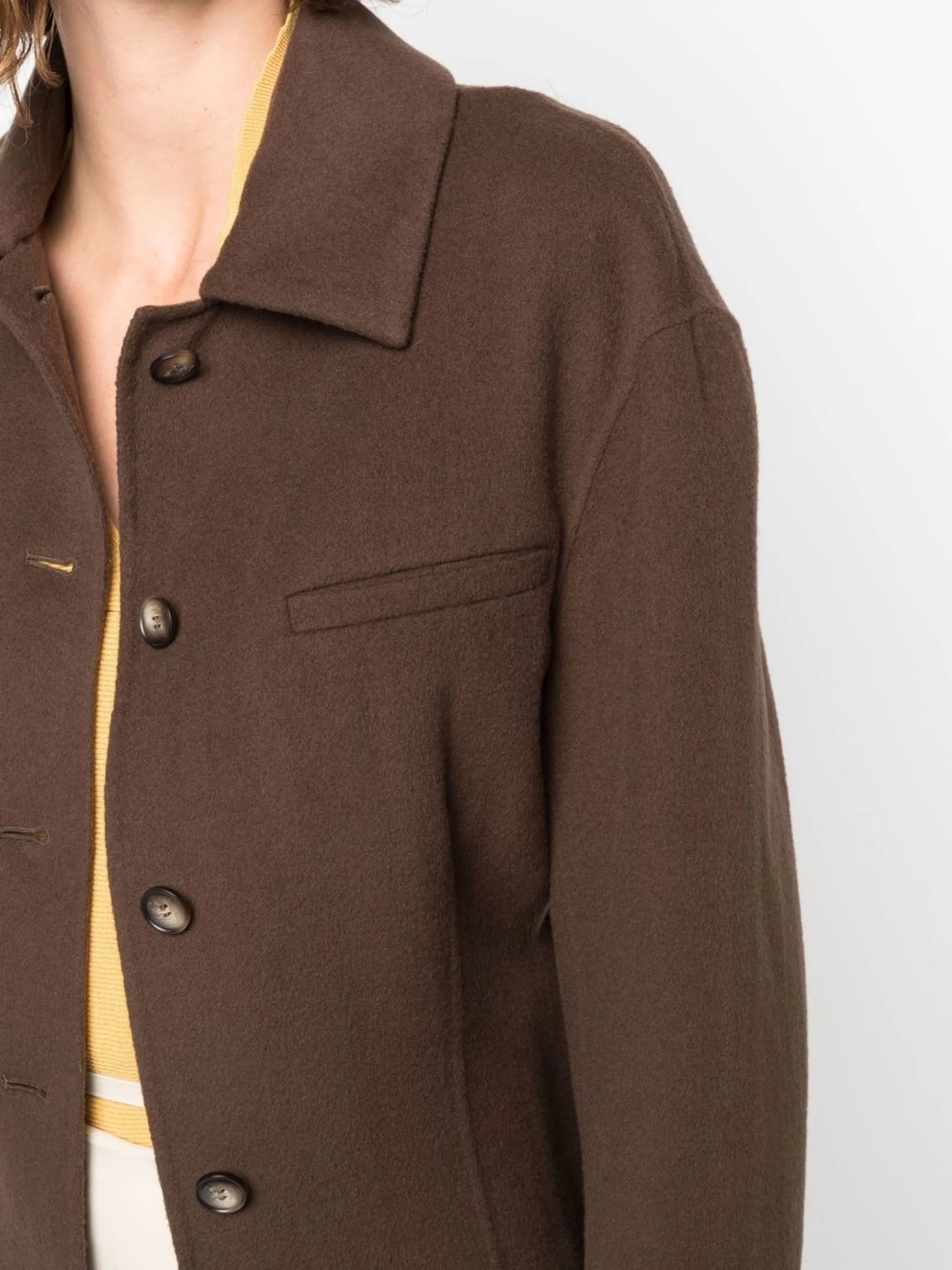 single-breasted wool blazer