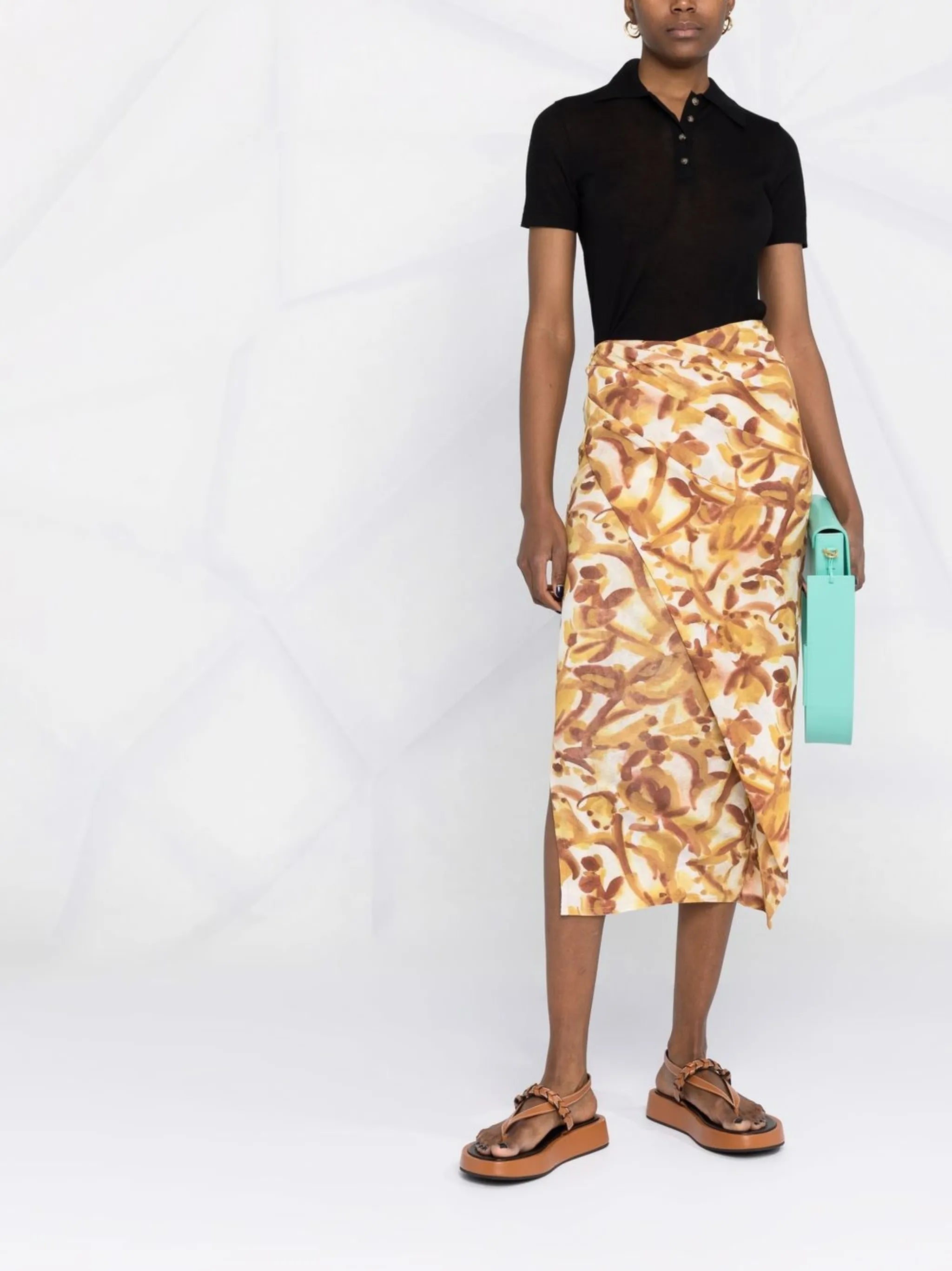 Bodycon midi skirt