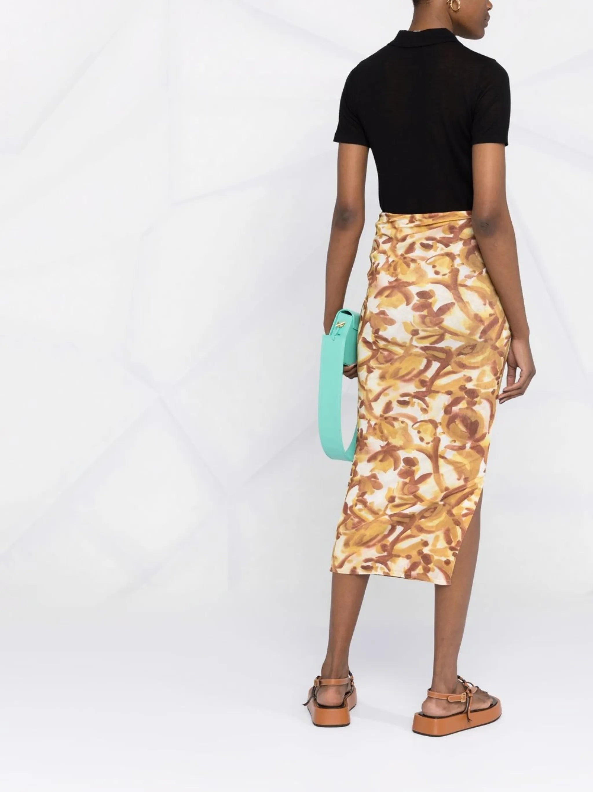 Bodycon midi skirt