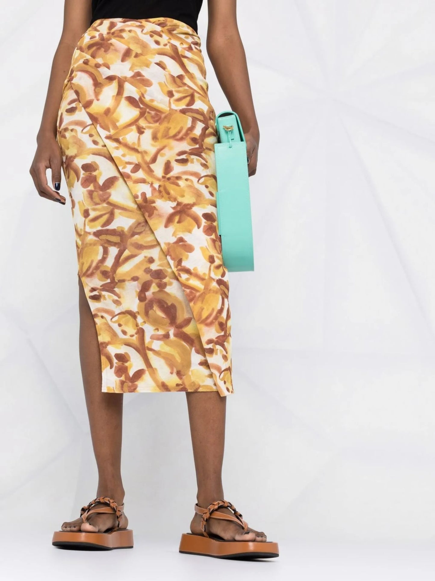 Bodycon midi skirt