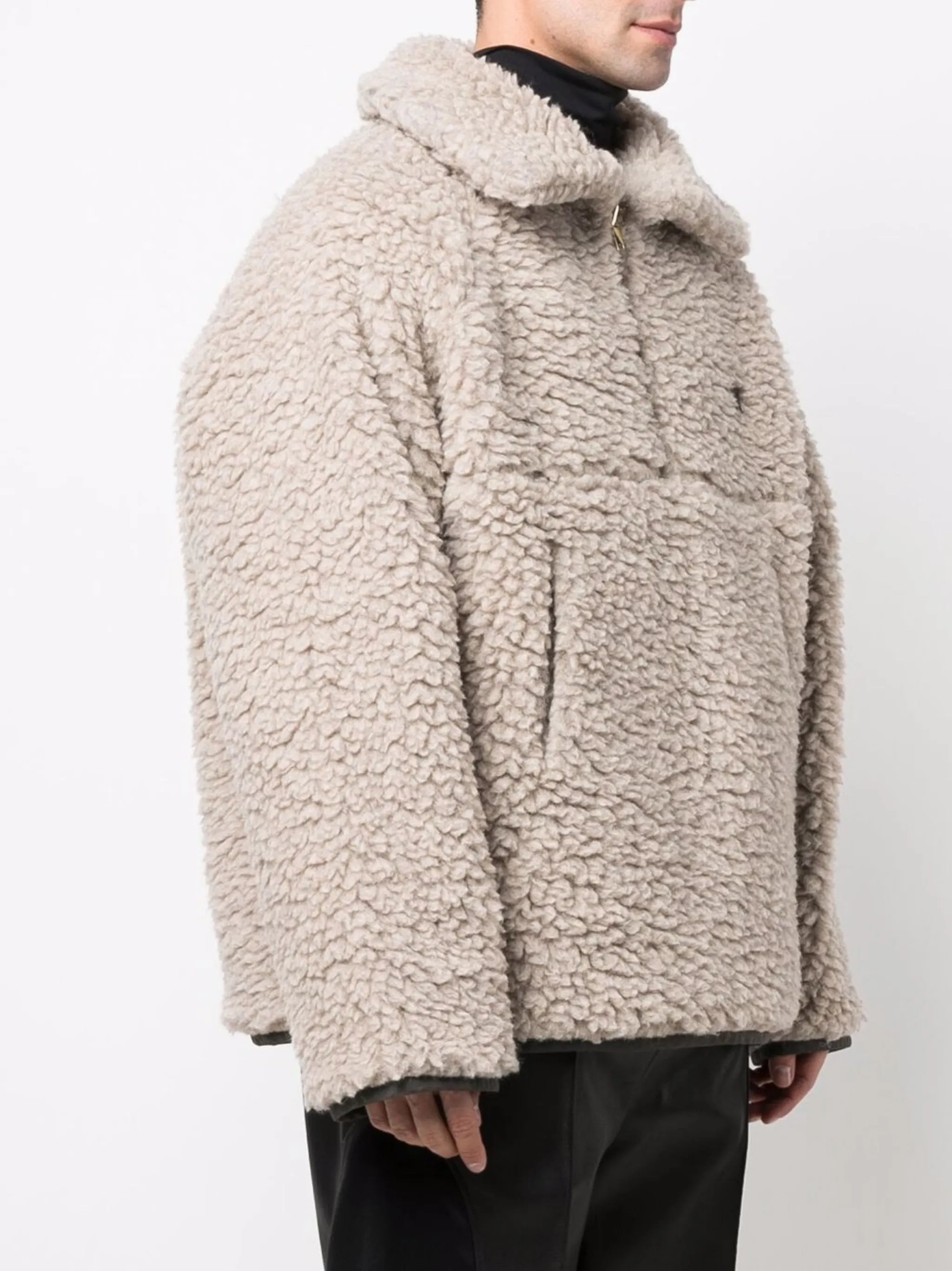 reversible pullover jacket