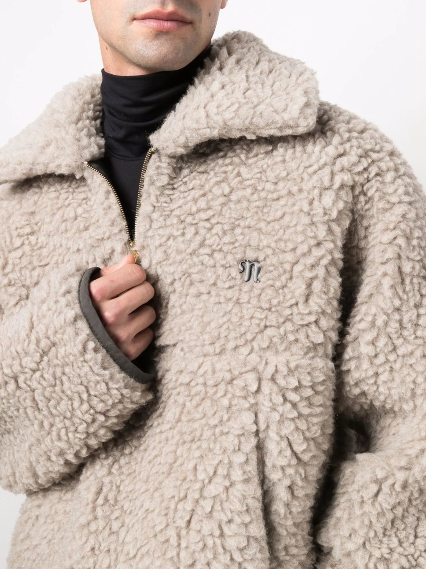reversible pullover jacket