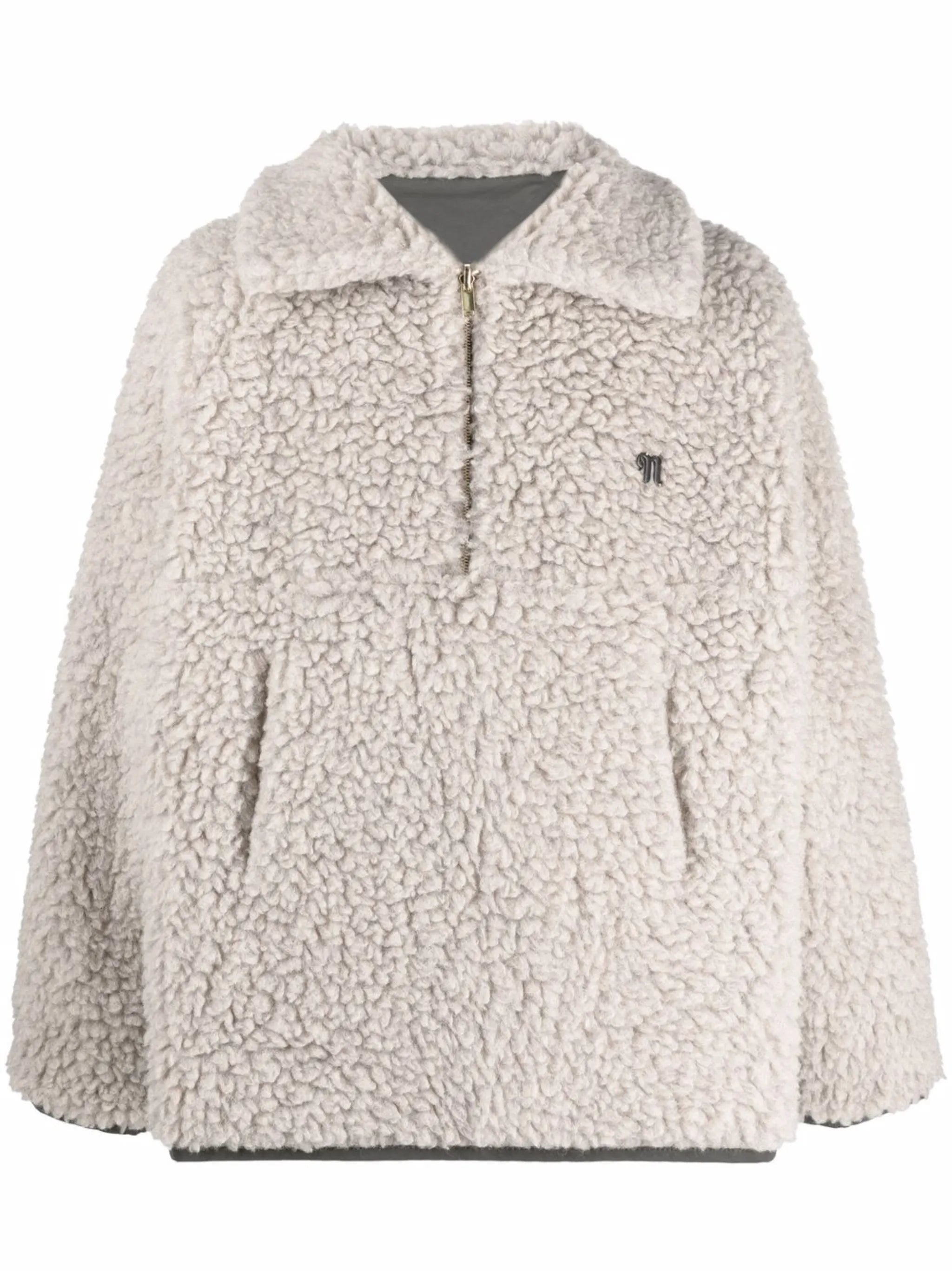reversible pullover jacket