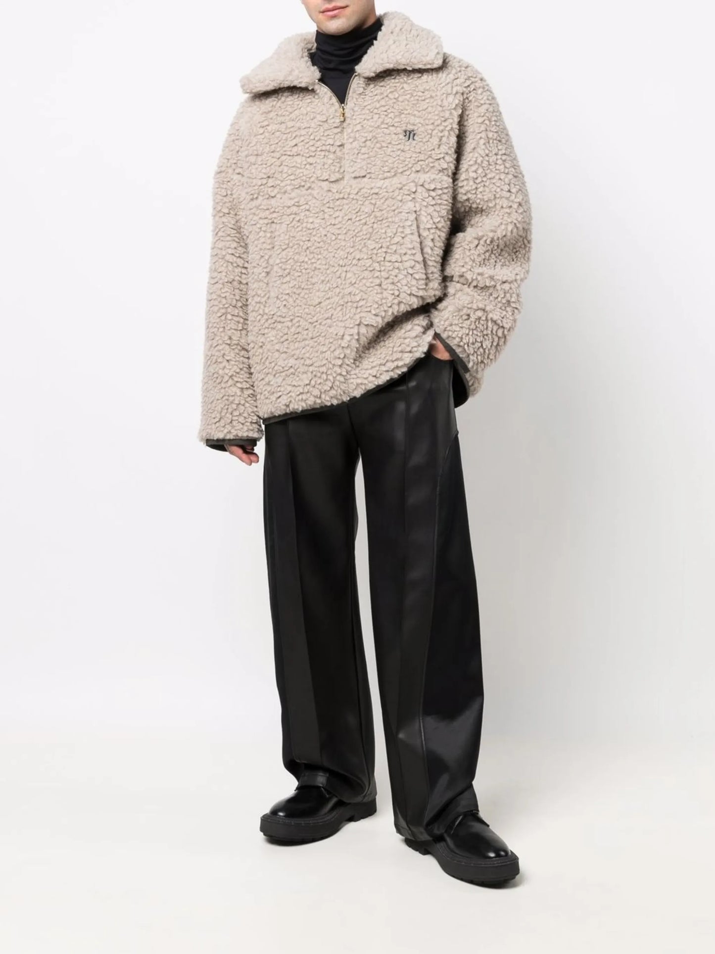 reversible pullover jacket