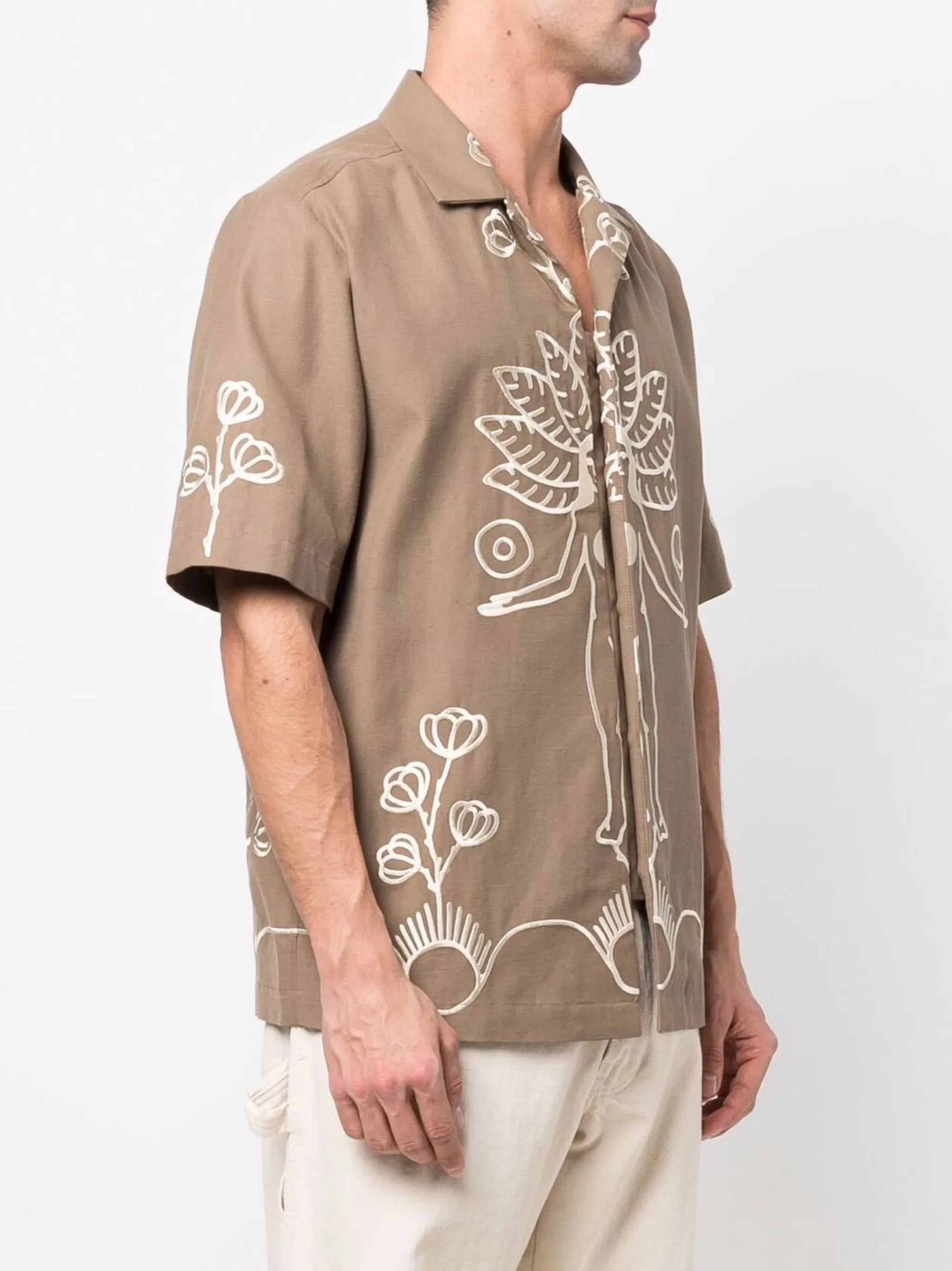 Camp embroidered shirt