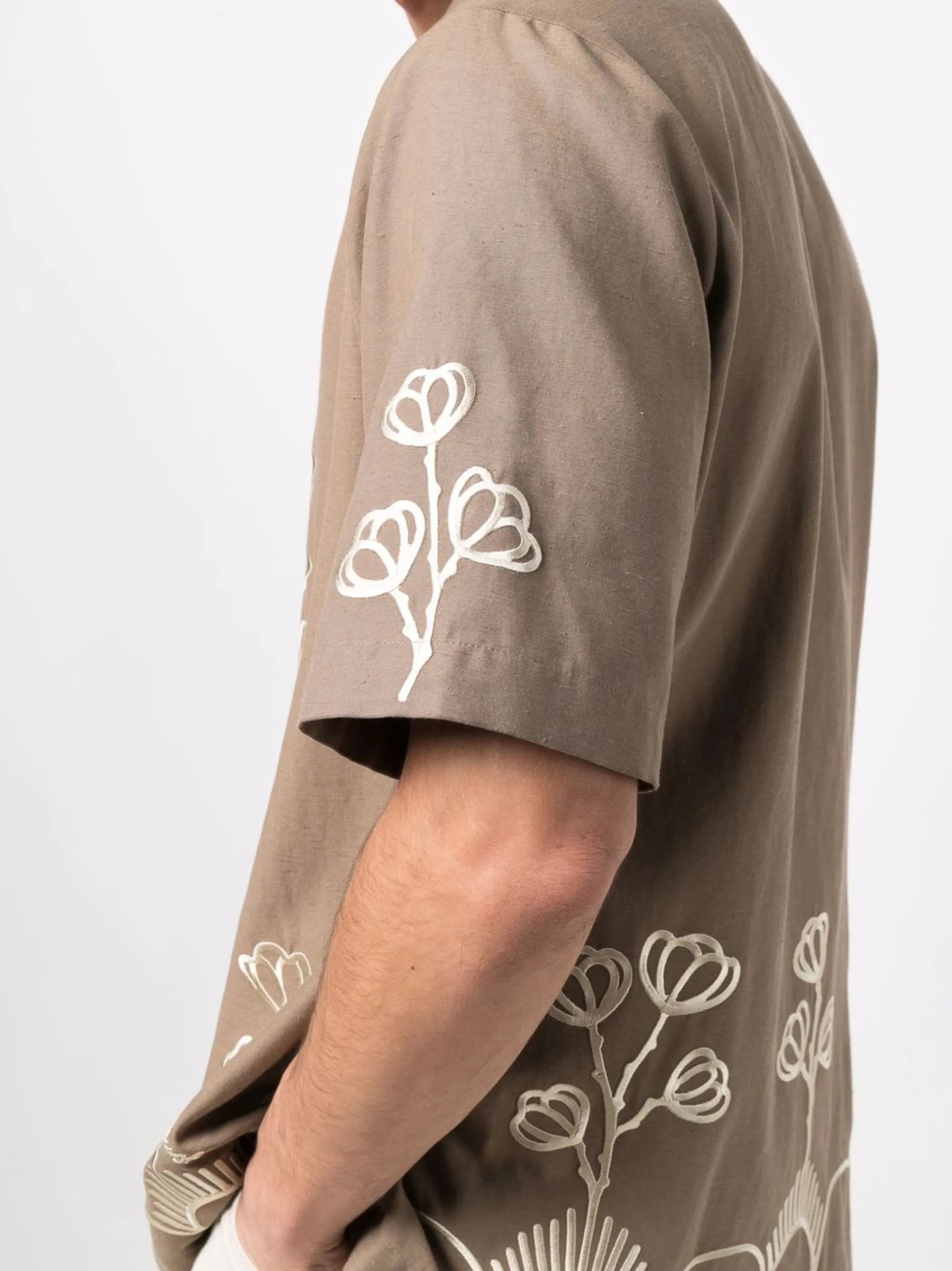 Camp embroidered shirt