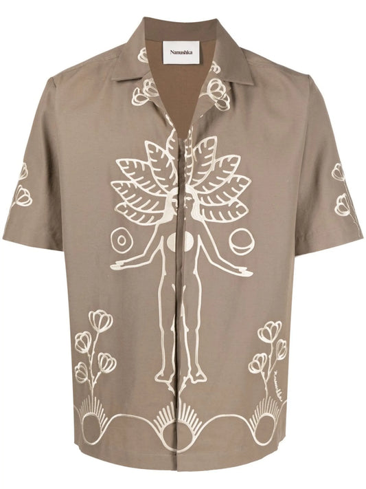 Camp embroidered shirt