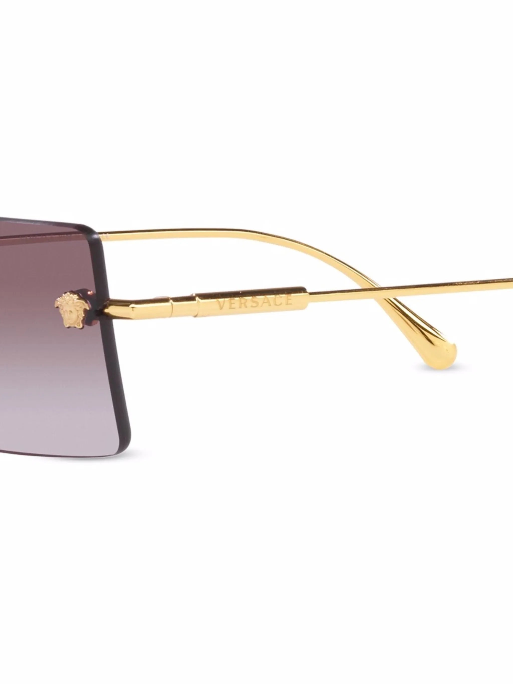 logo-plaque sunglasses