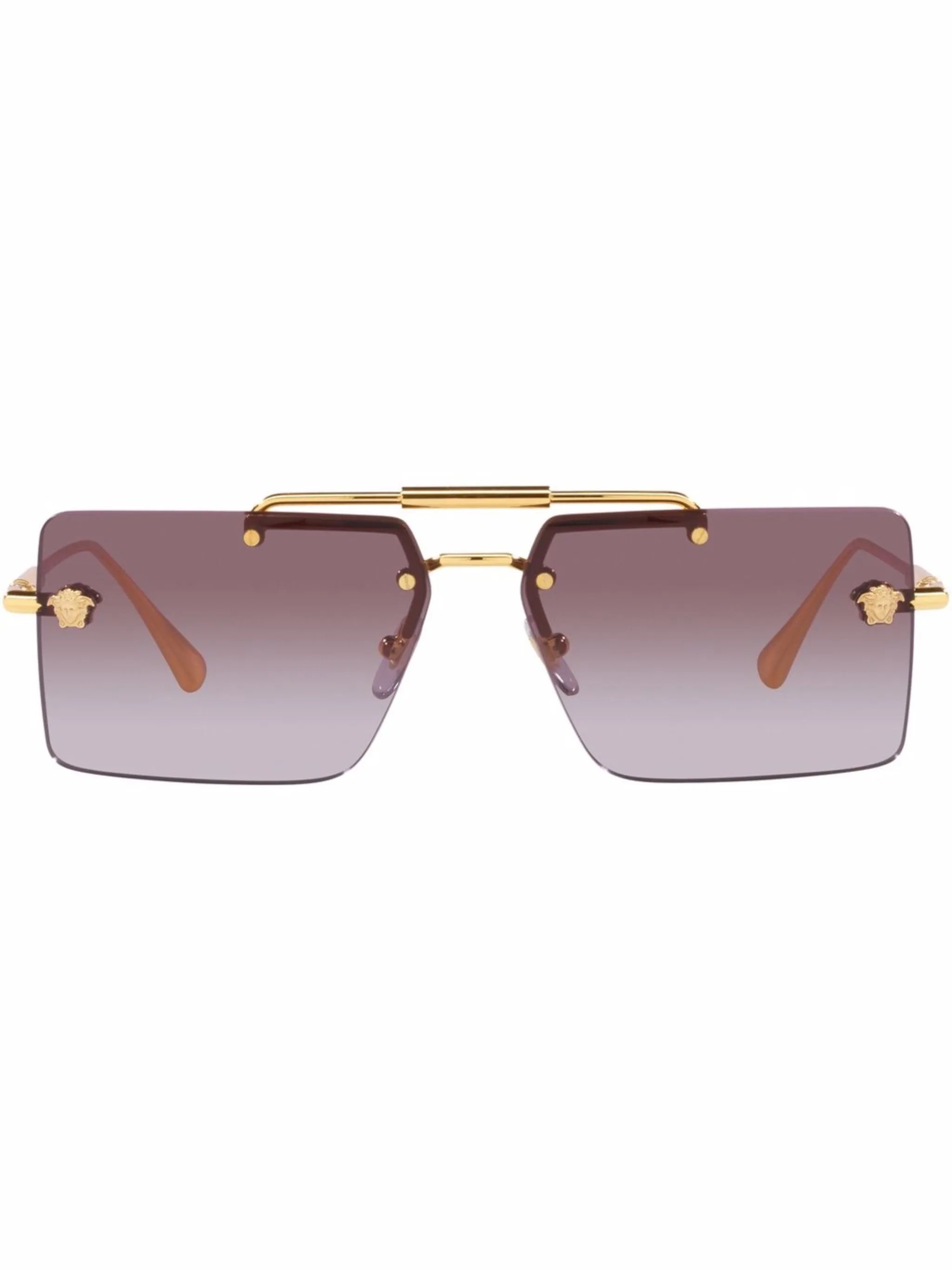 logo-plaque sunglasses