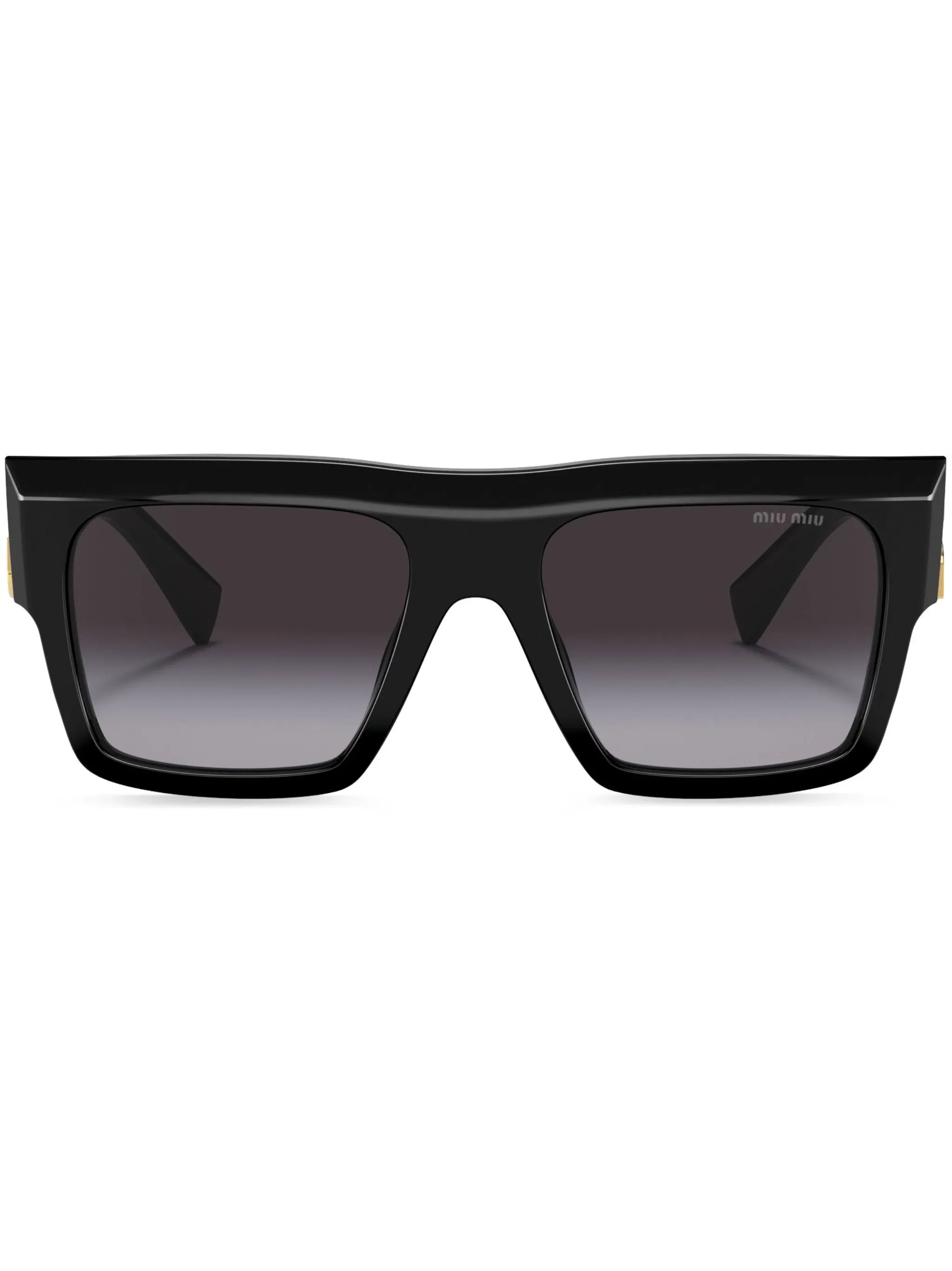 Miu Glimpse logo-lettering sunglasses