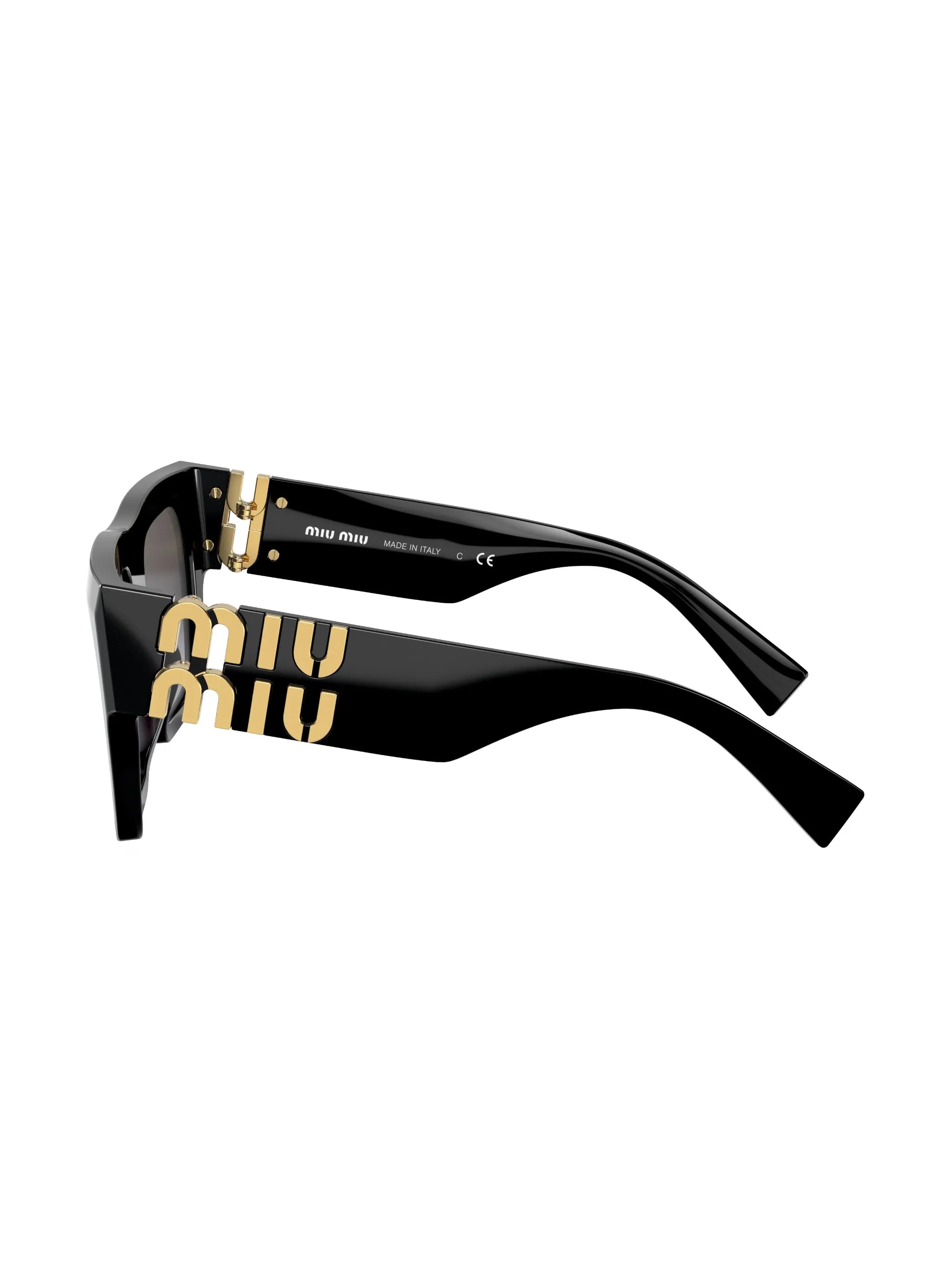 Miu Glimpse logo-lettering sunglasses