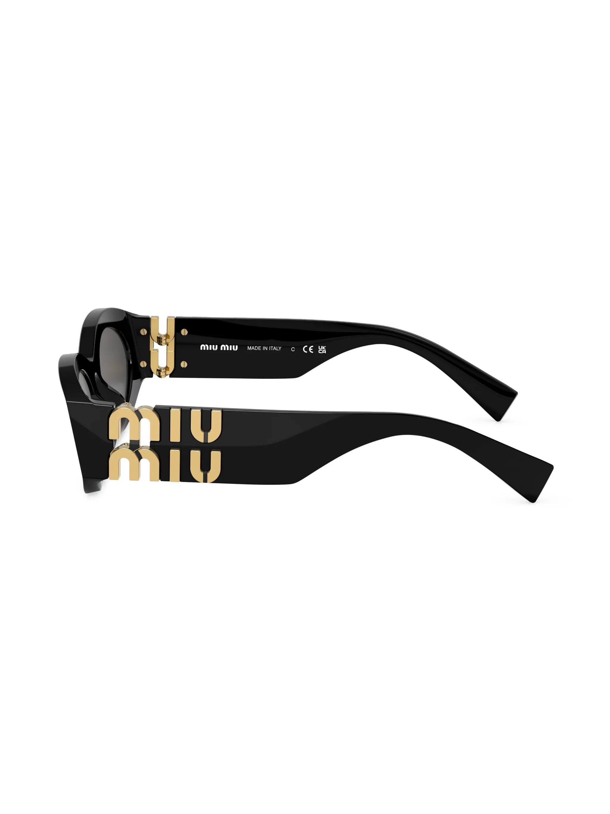 Glimpse oval-frame sunglasses
