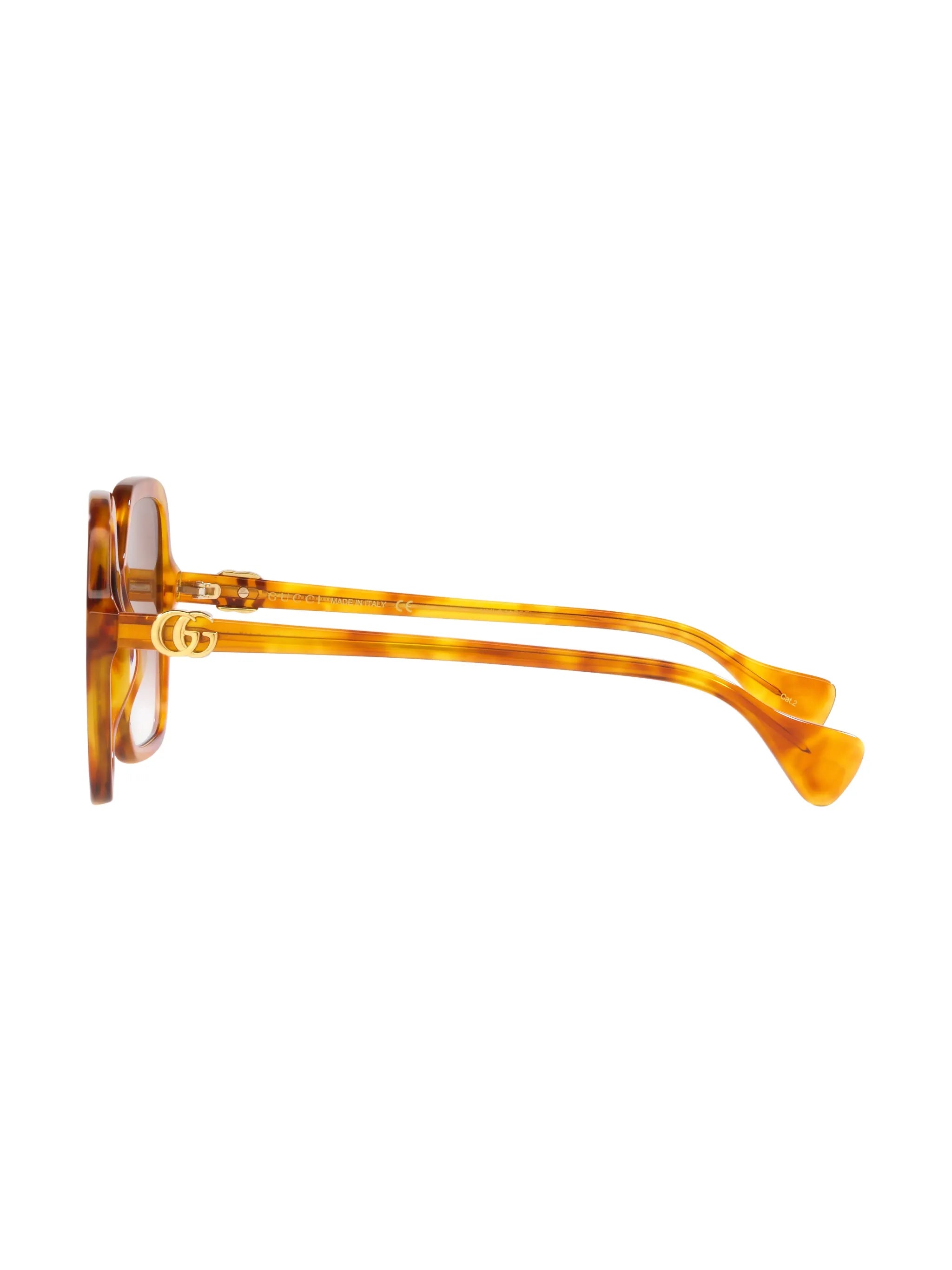 logo-plaque oversize-frame sunglasses
