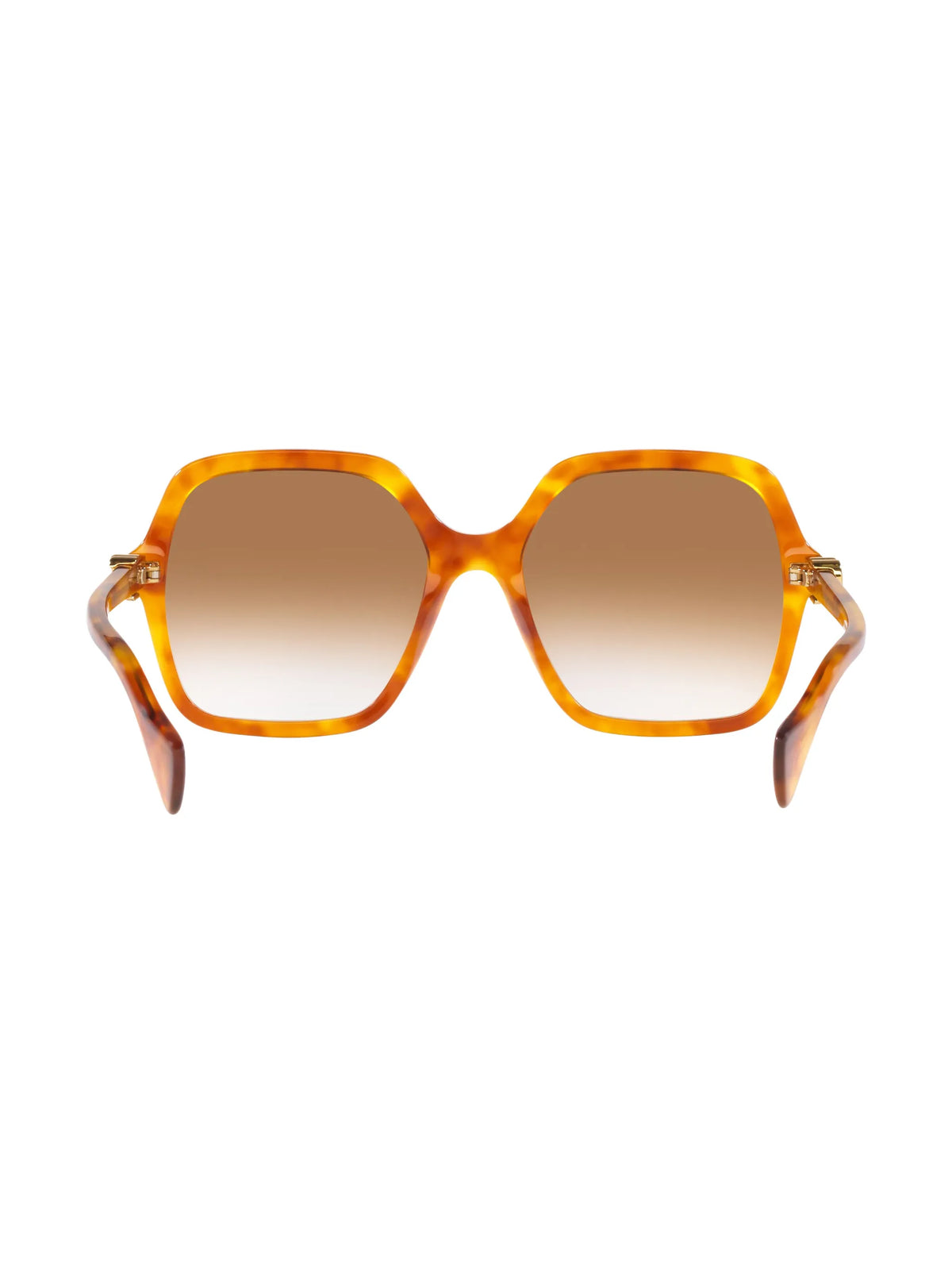 logo-plaque oversize-frame sunglasses