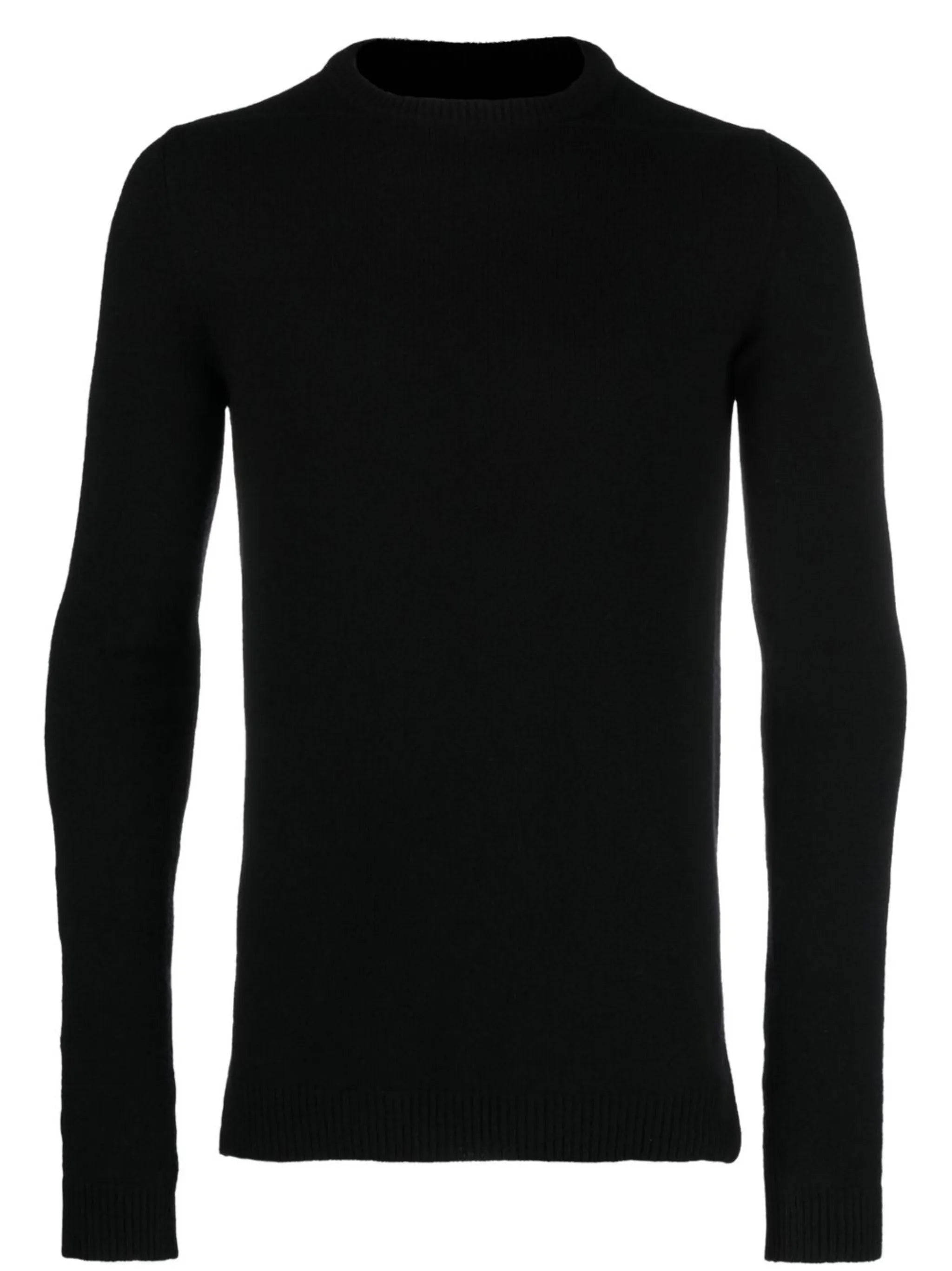 crew-neck knitted jumper