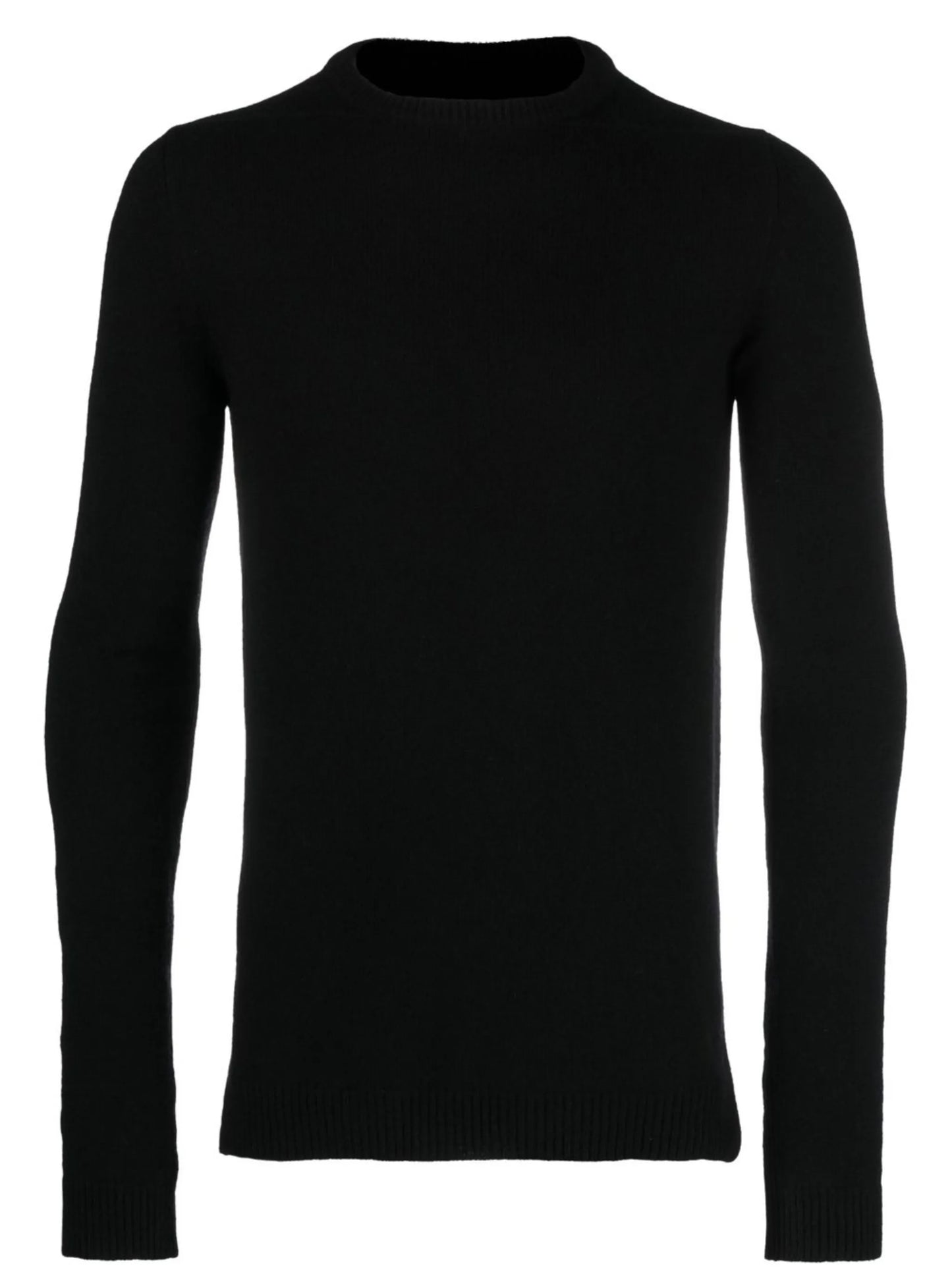 crew-neck knitted jumper
