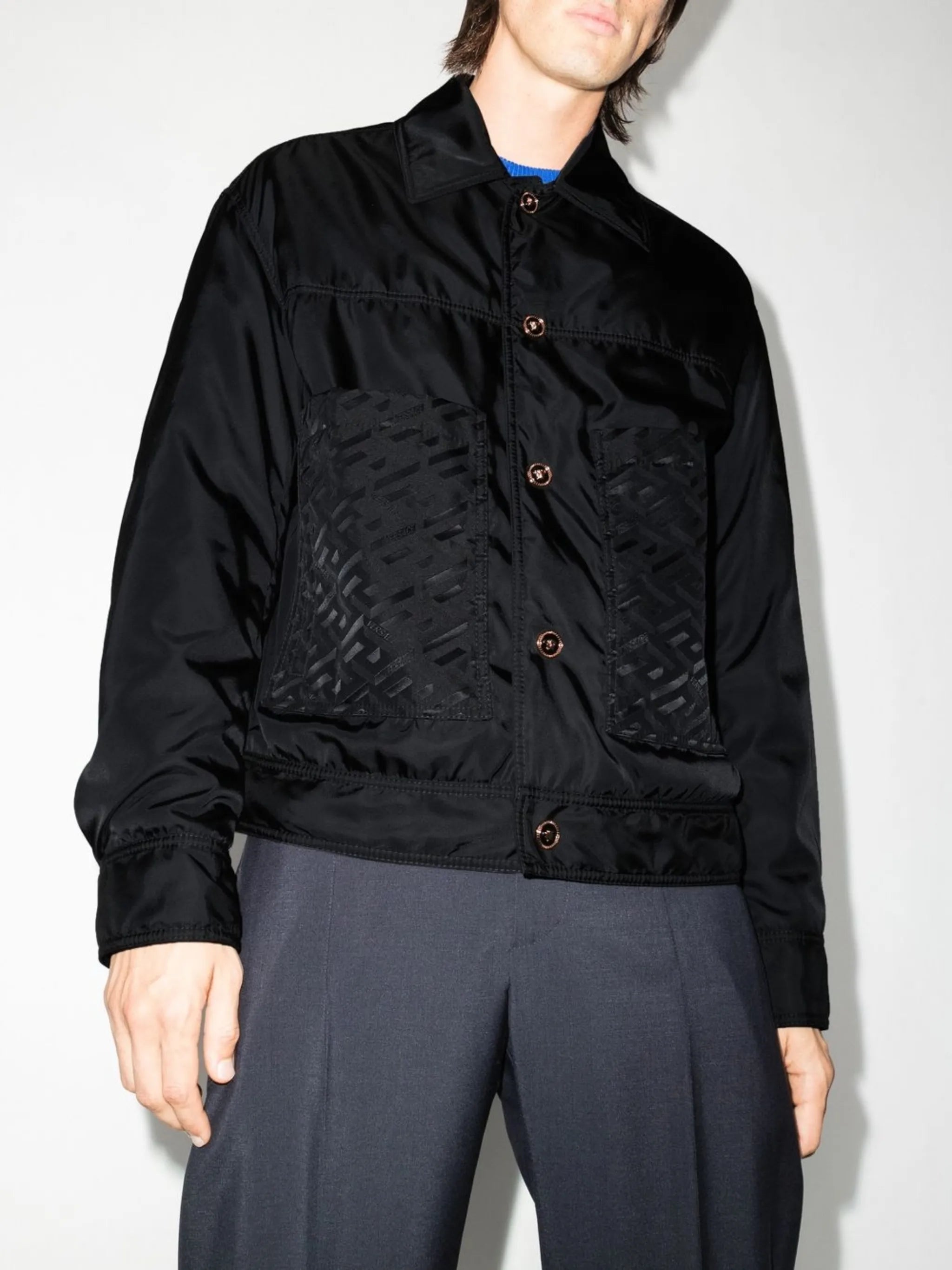 Greca logo jacket