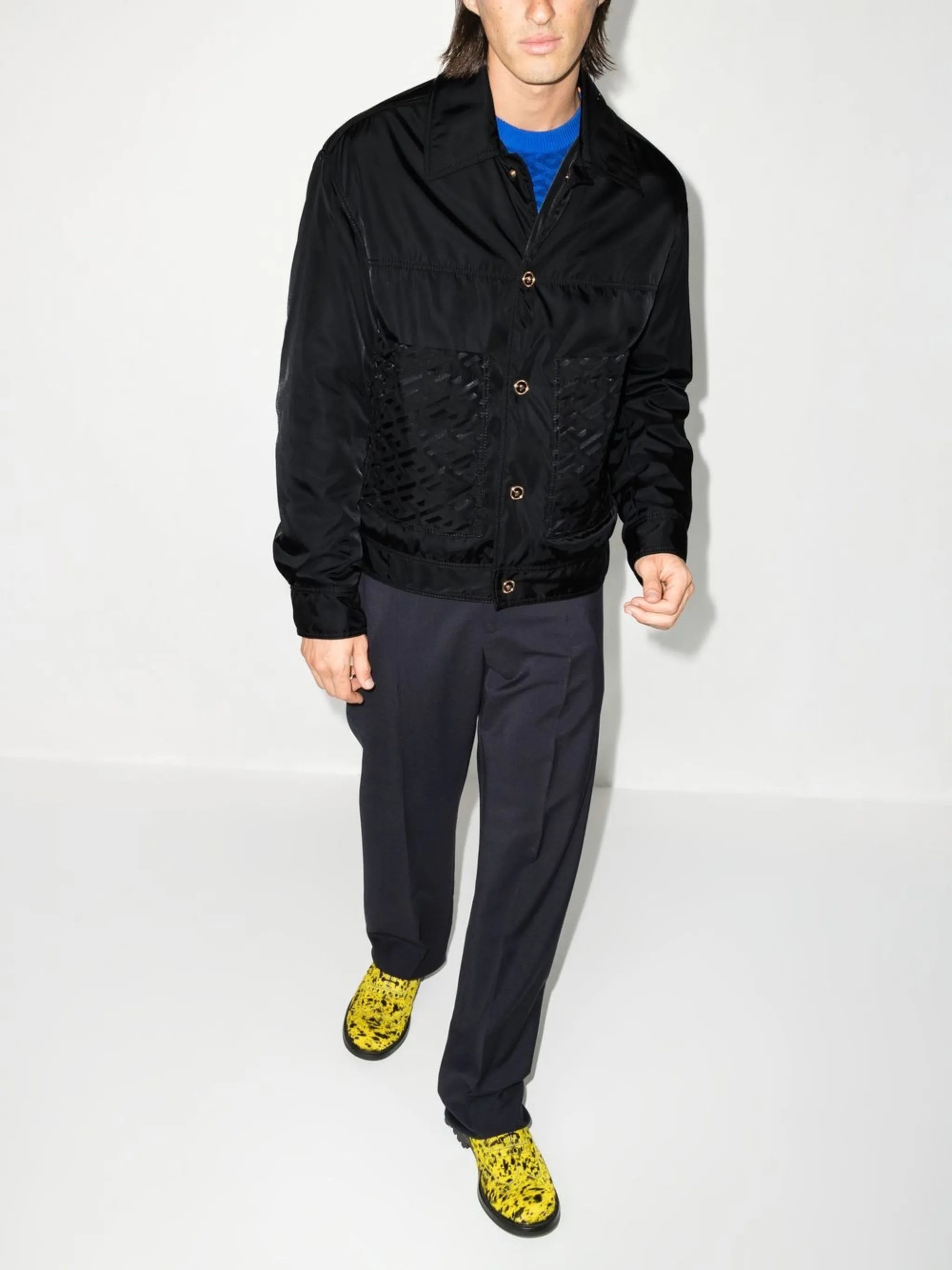 Greca logo jacket