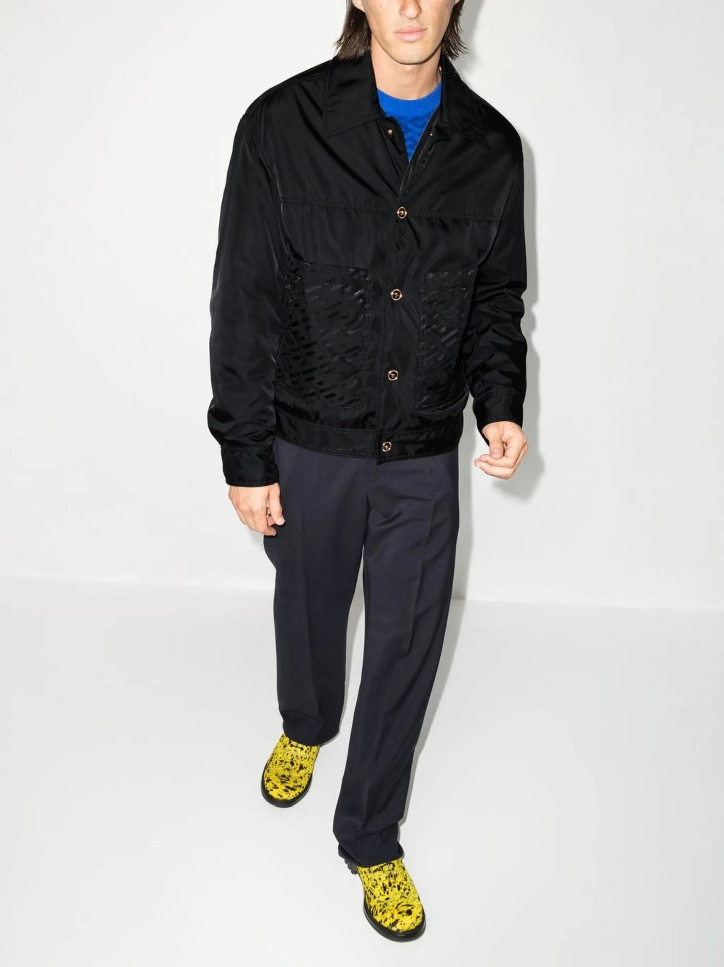 Greca logo jacket