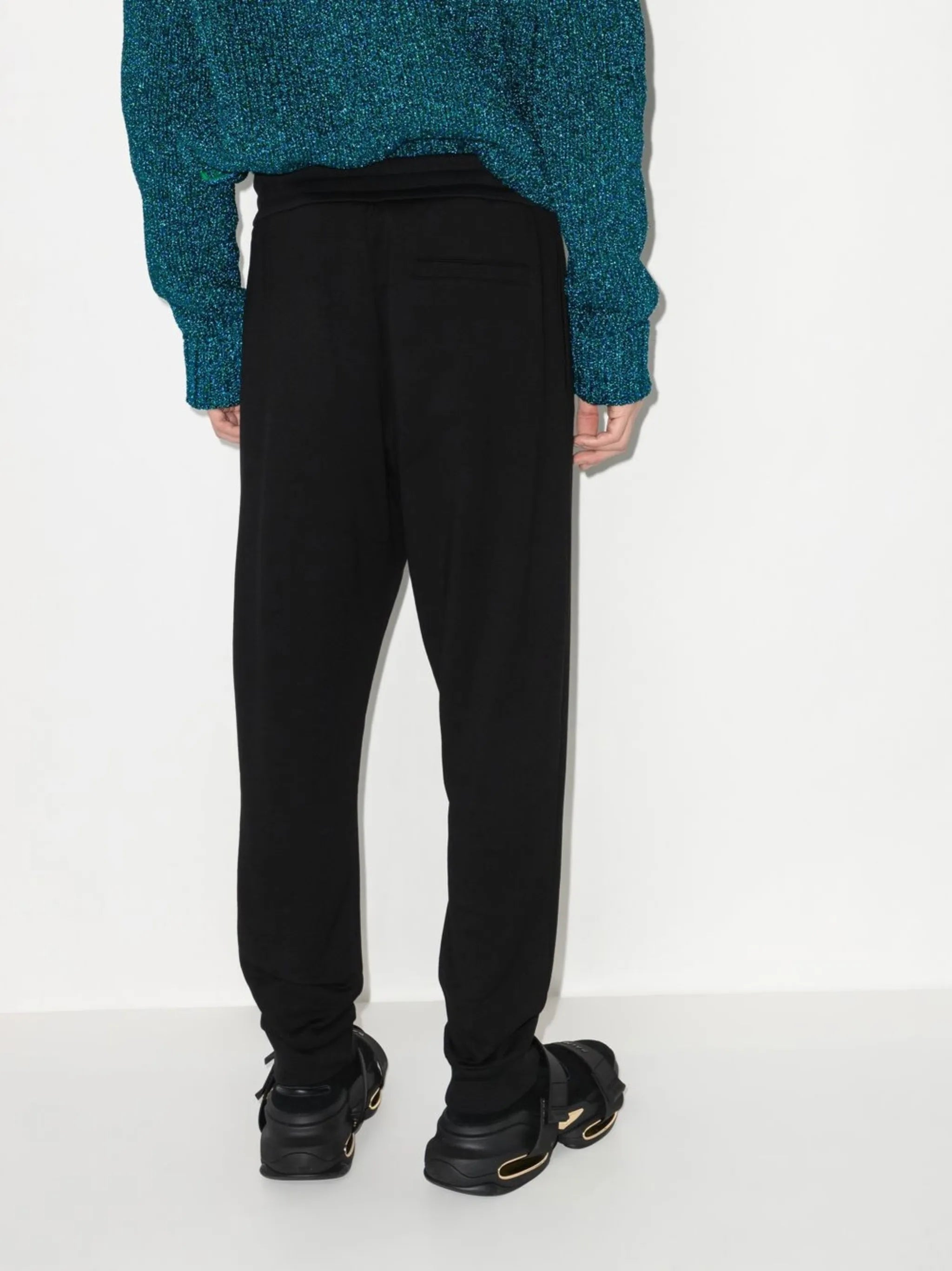 Greca-detail track pants
