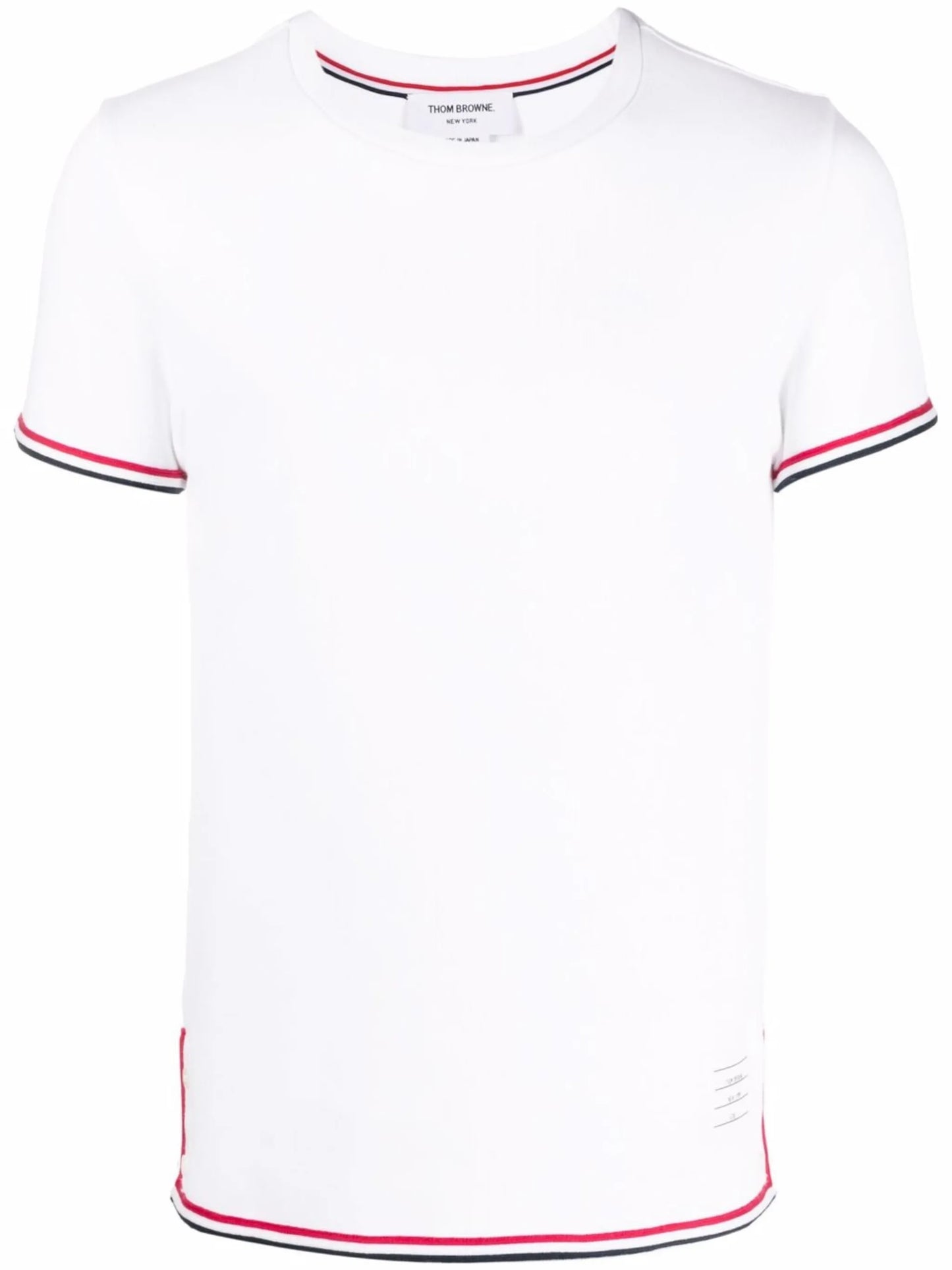 contrast-trim short-sleeve T-shirt