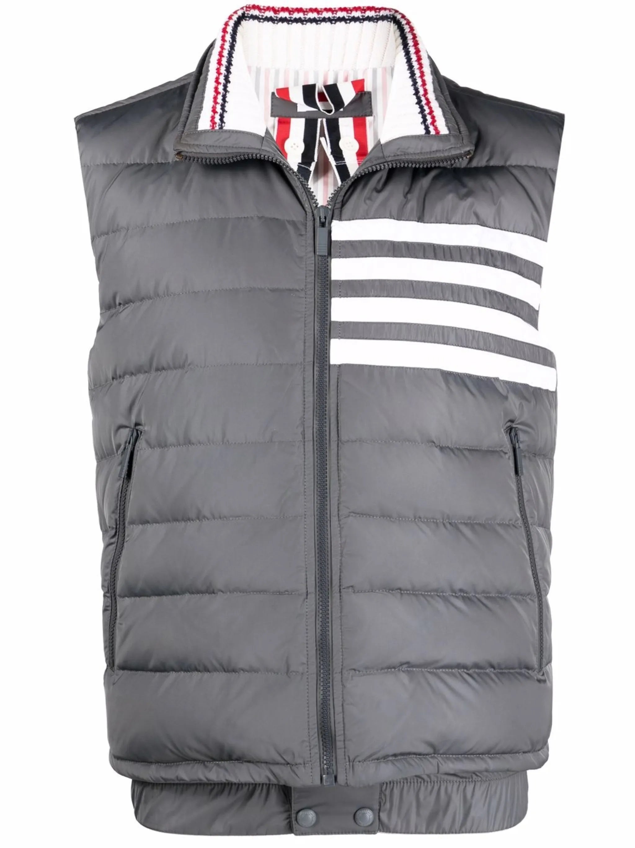 4-Bar motif puffer gilet
