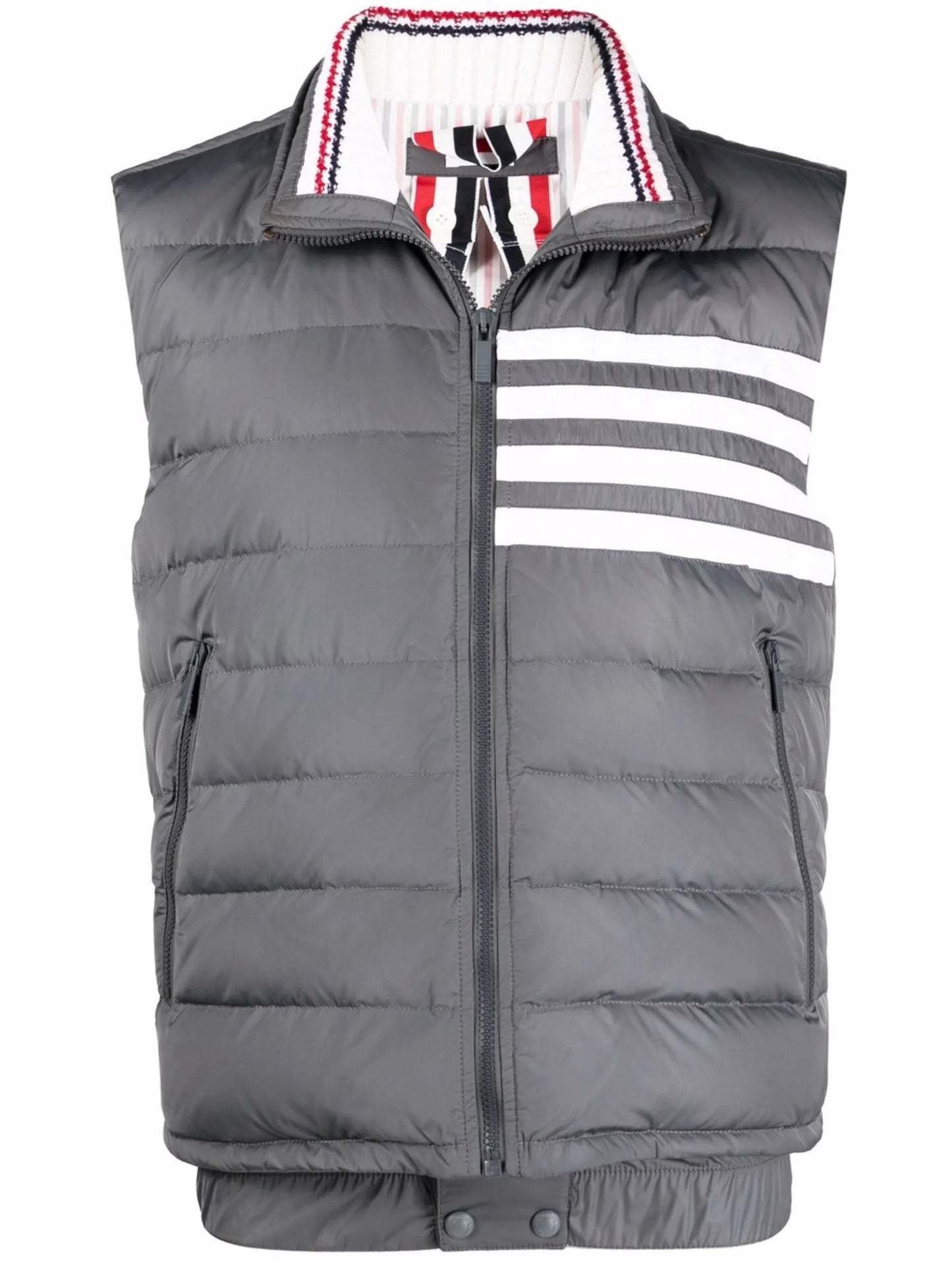 4-Bar motif puffer gilet