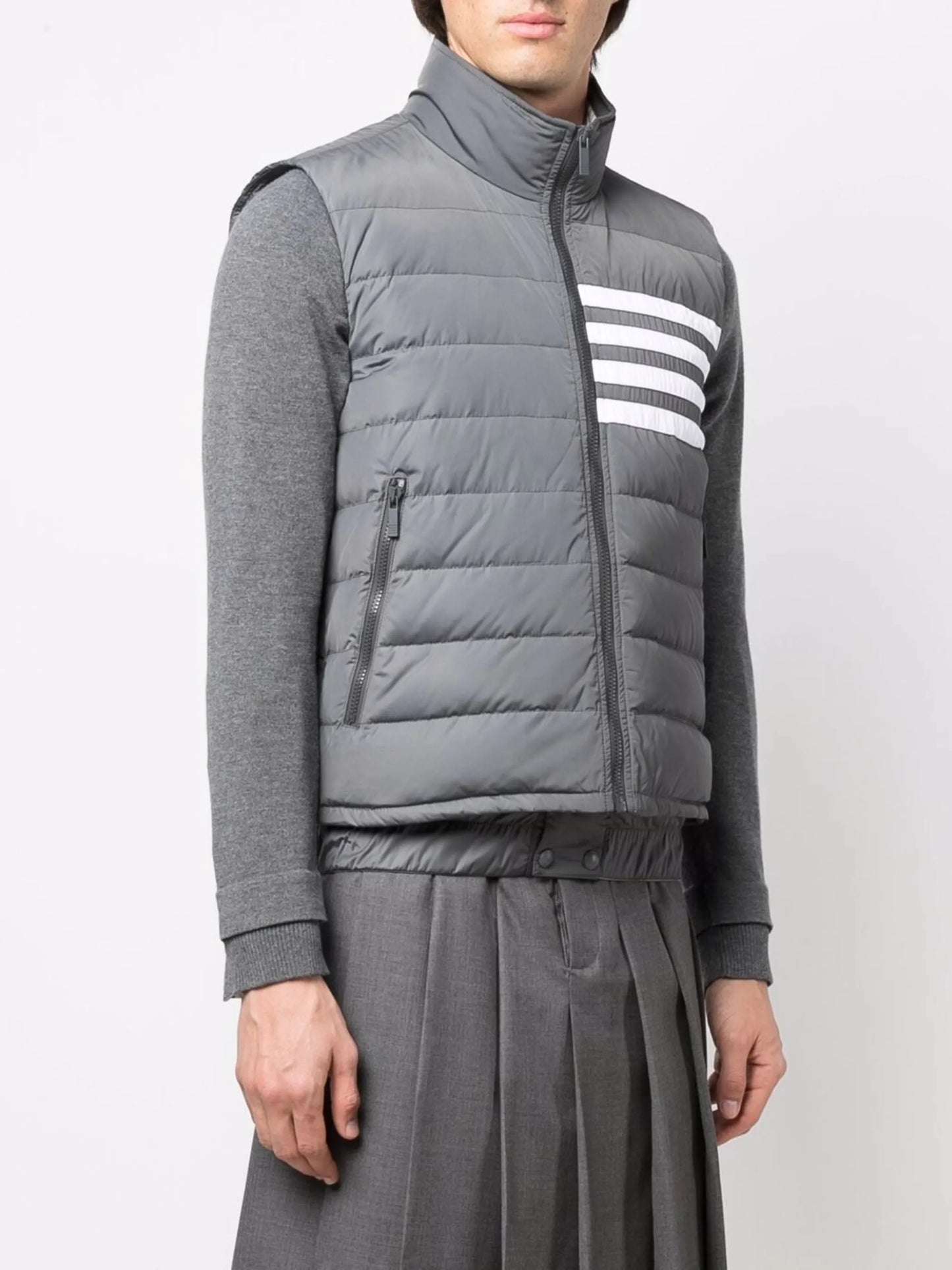 4-Bar motif puffer gilet