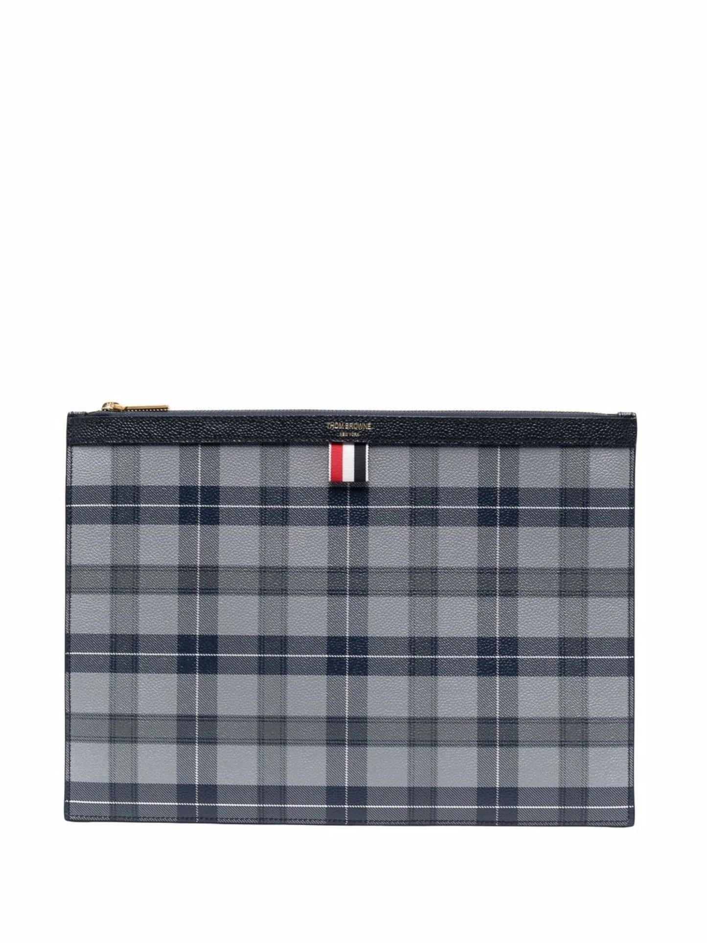tartan-print medium document holder