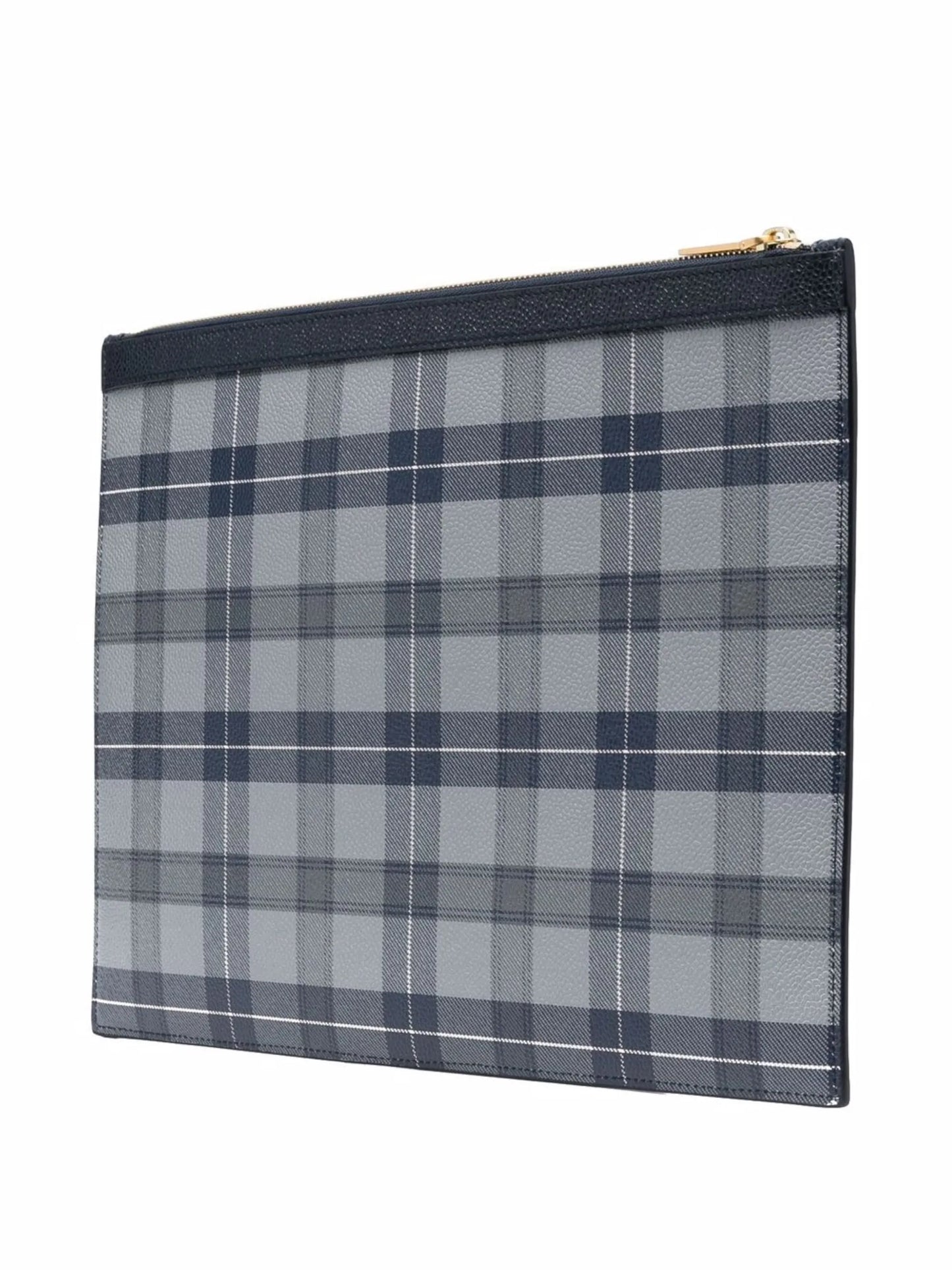 tartan-print medium document holder