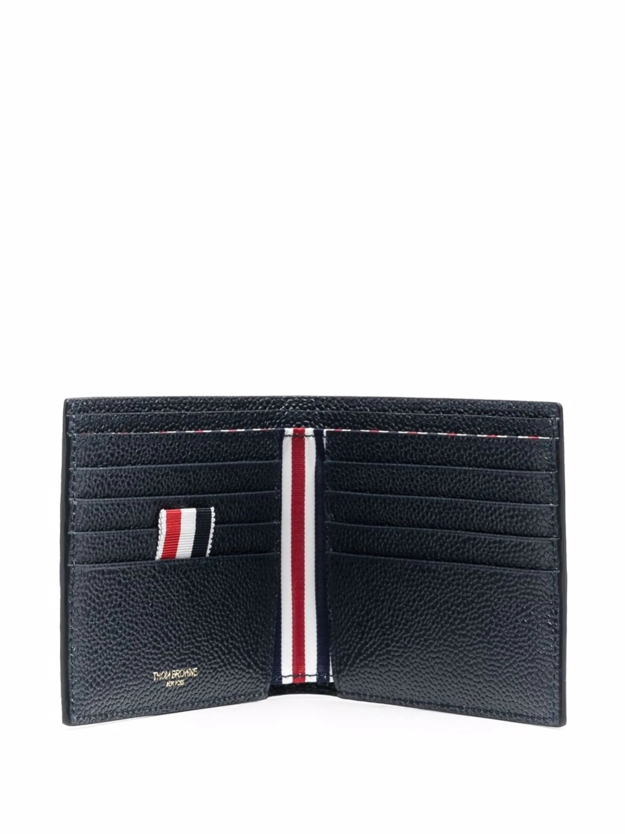 tartan check print wallet