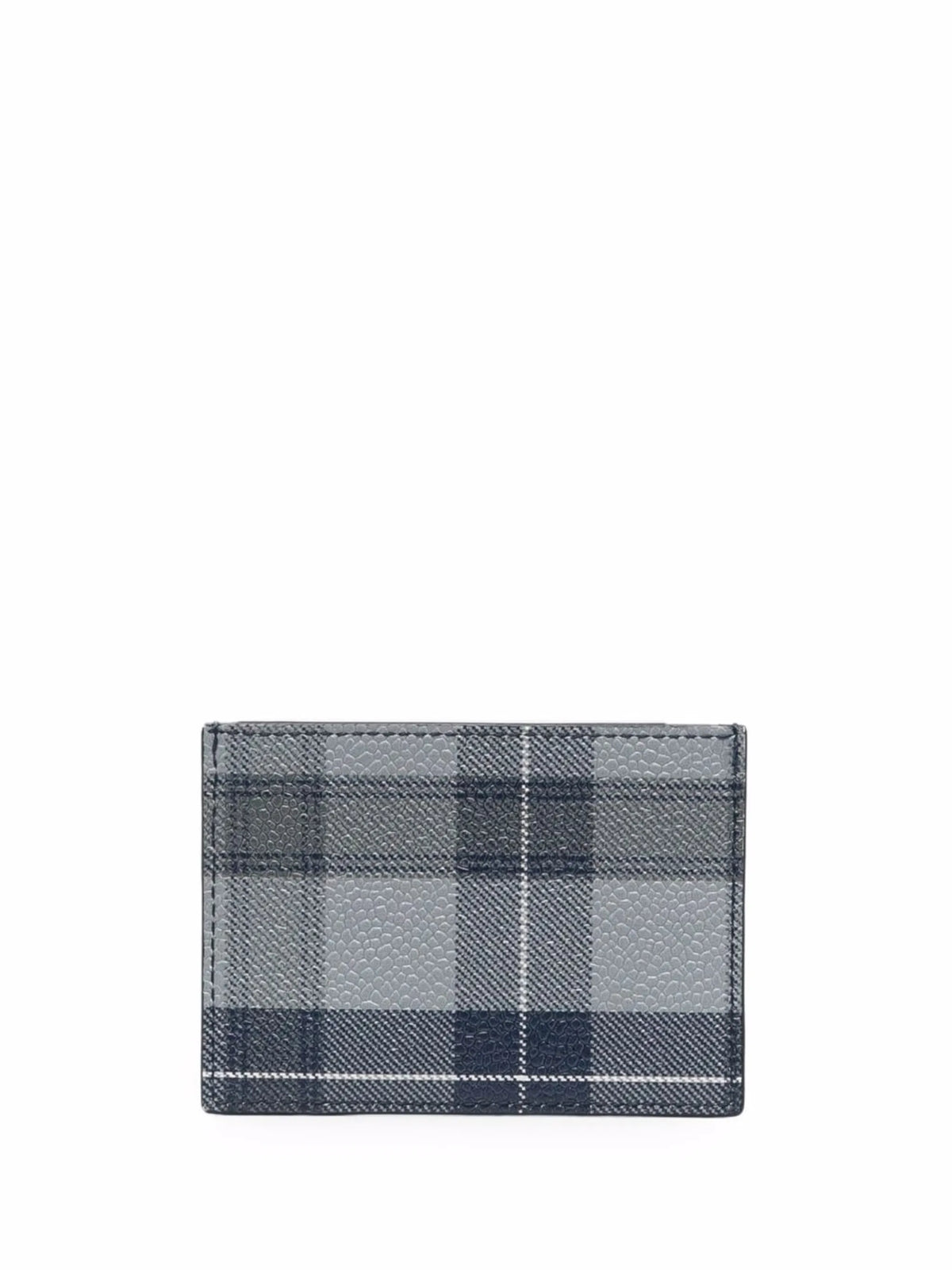 tartan-print cardholder