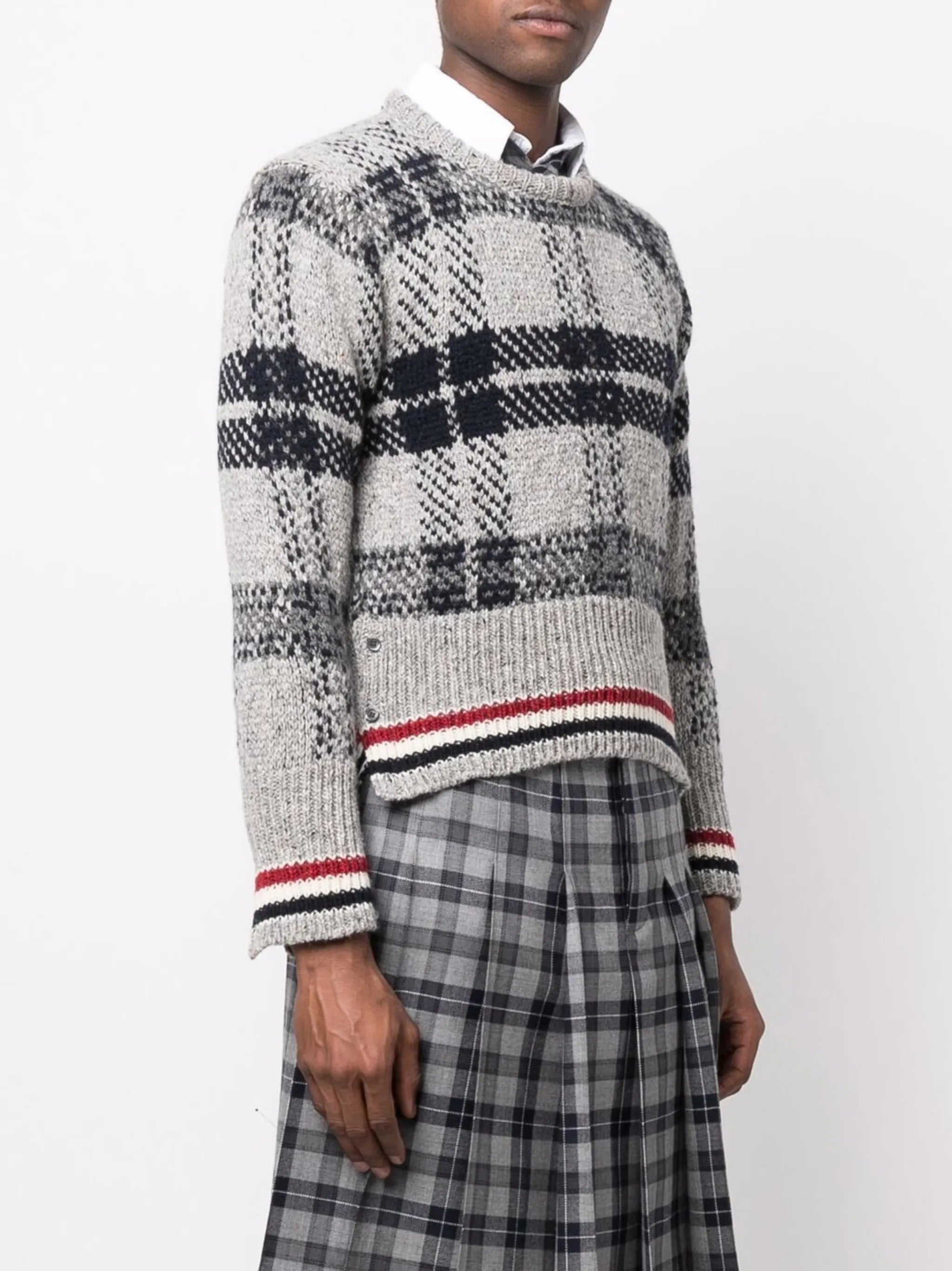 check-pattern jumper