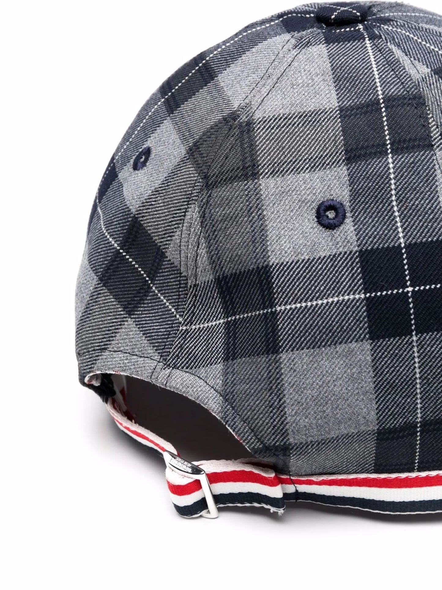 check pattern cap