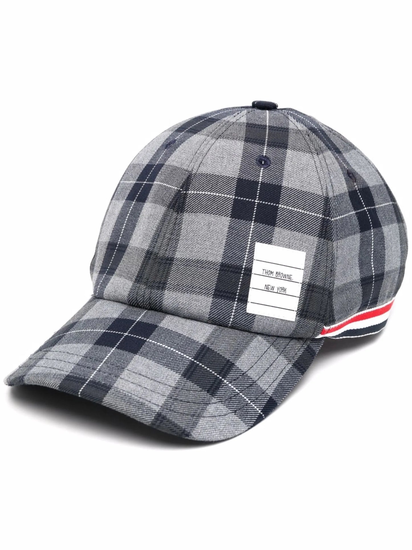 check pattern cap