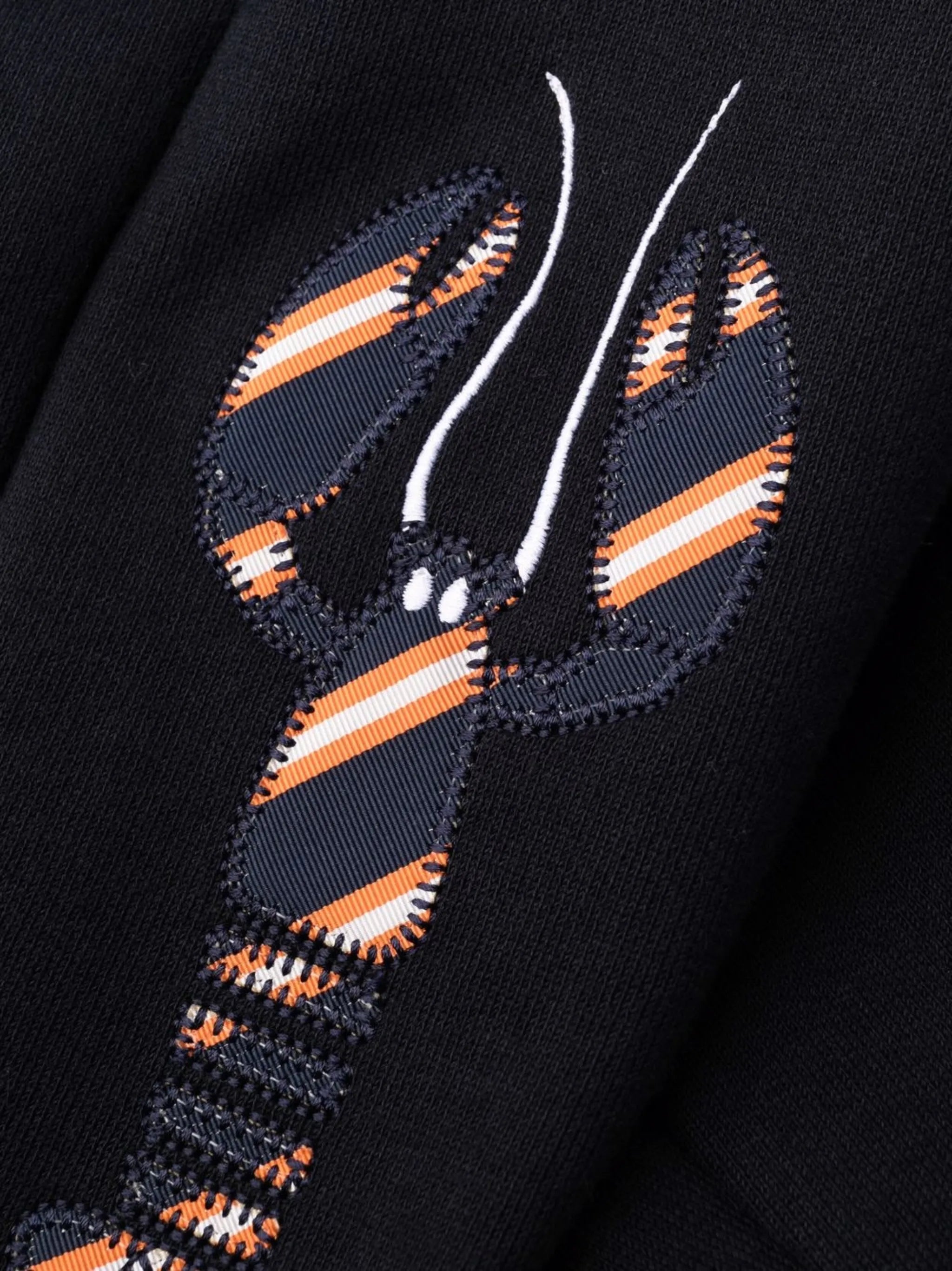 lobster-applique track pants