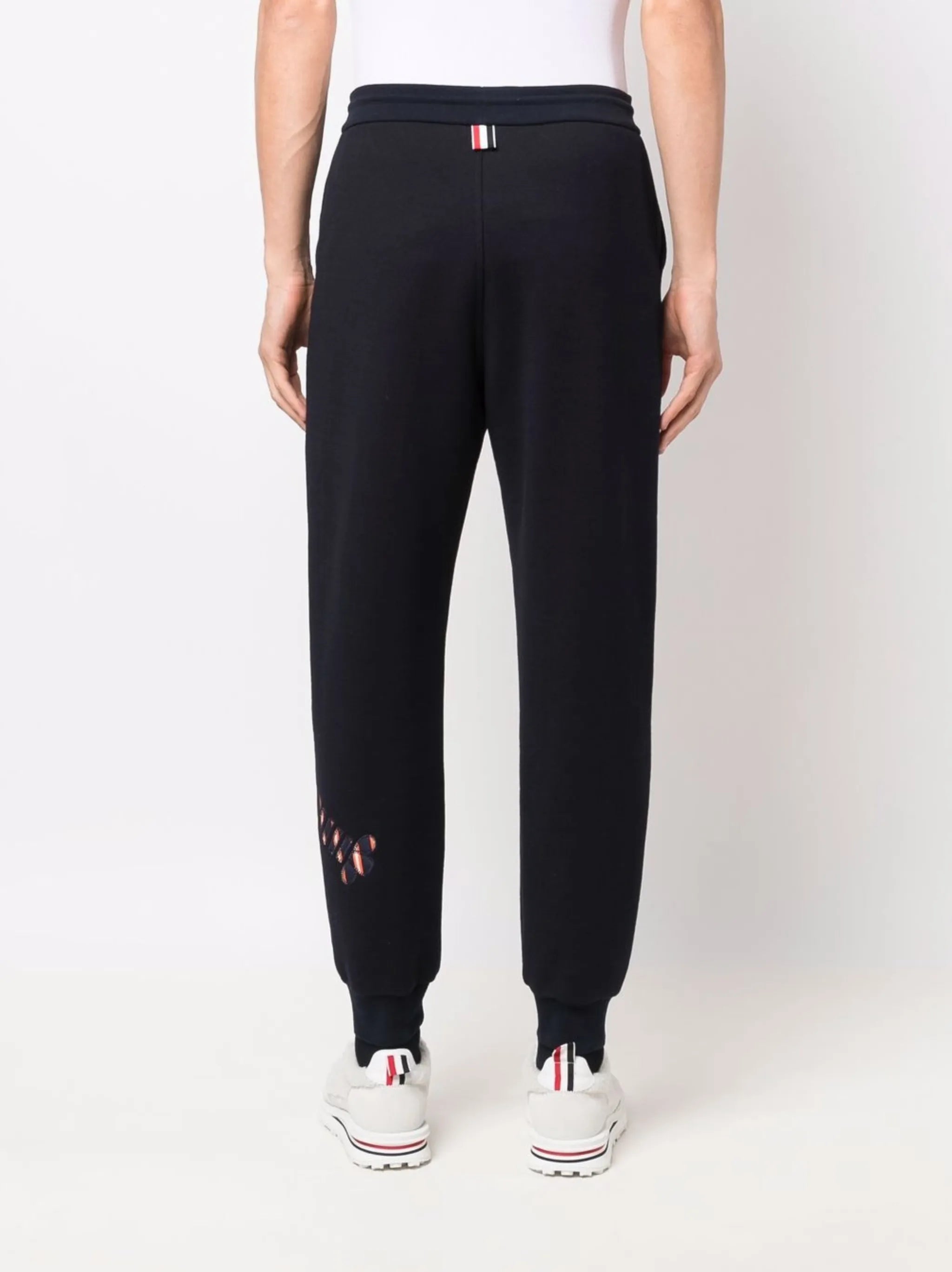 lobster-applique track pants