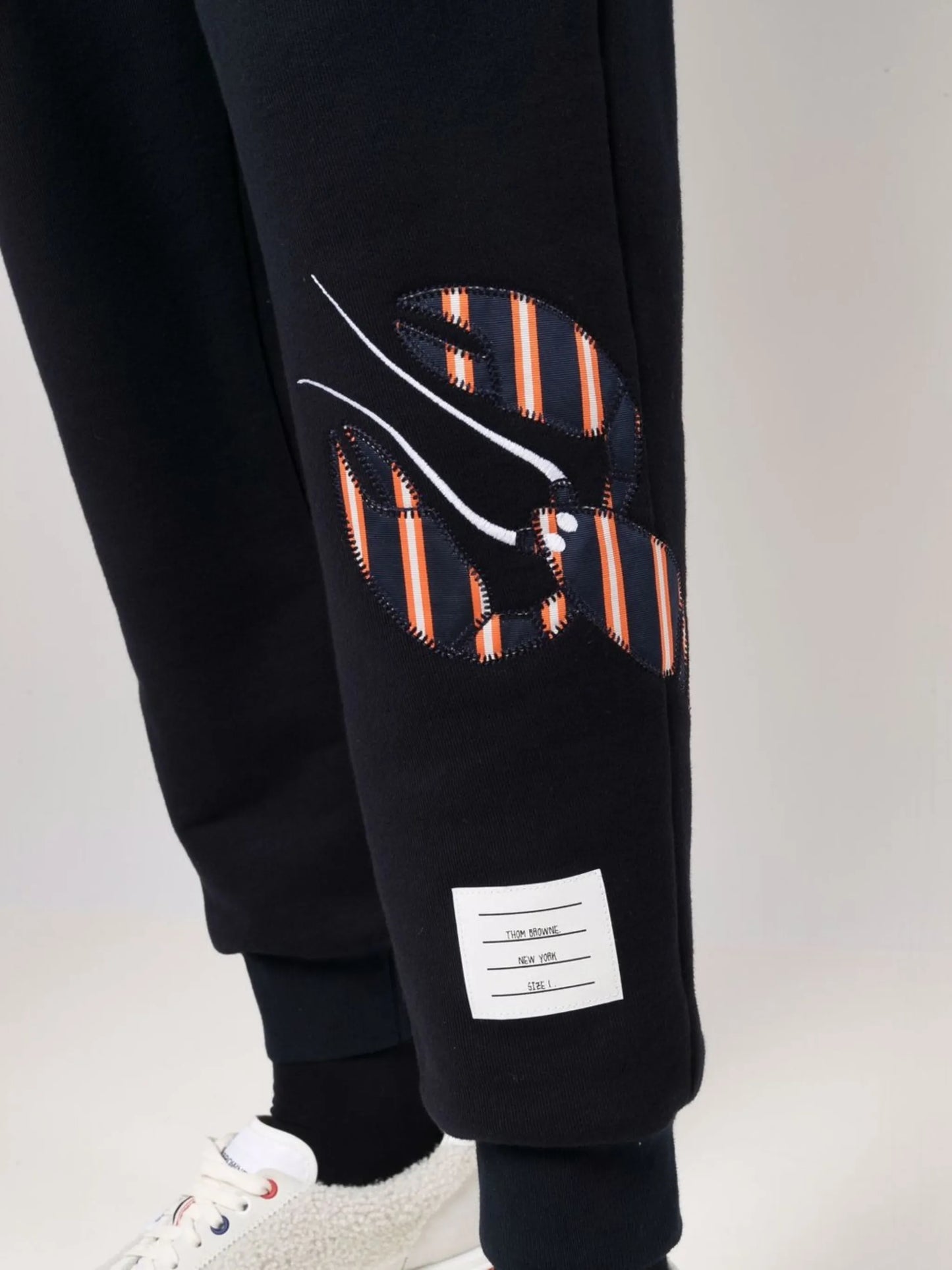 lobster-applique track pants