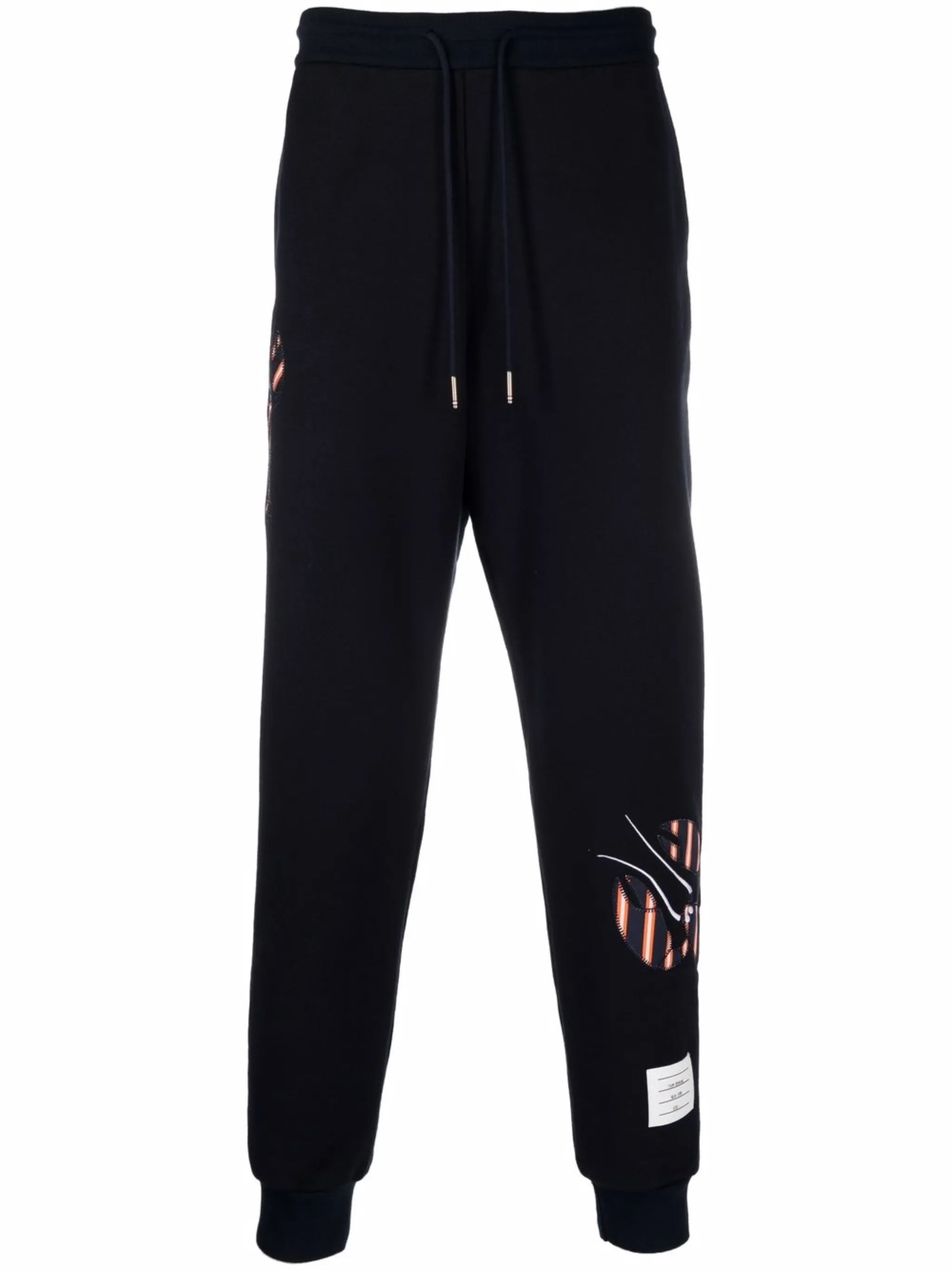 lobster-applique track pants