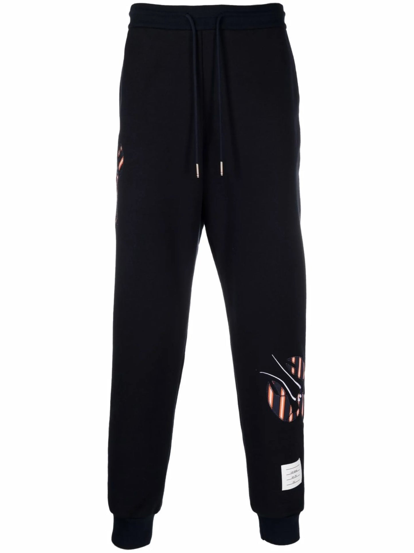 lobster-applique track pants
