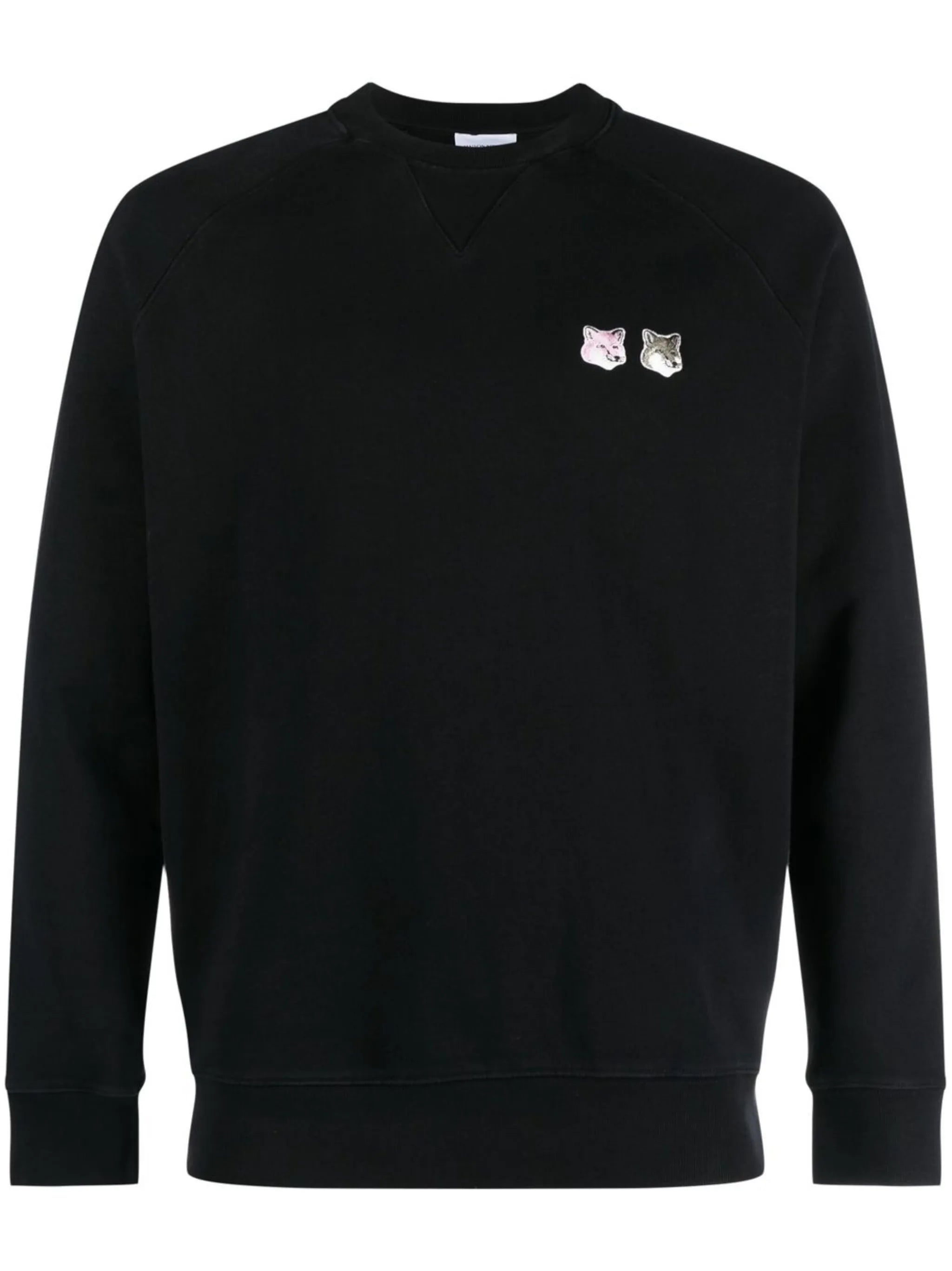 fox-patches sweatshirt