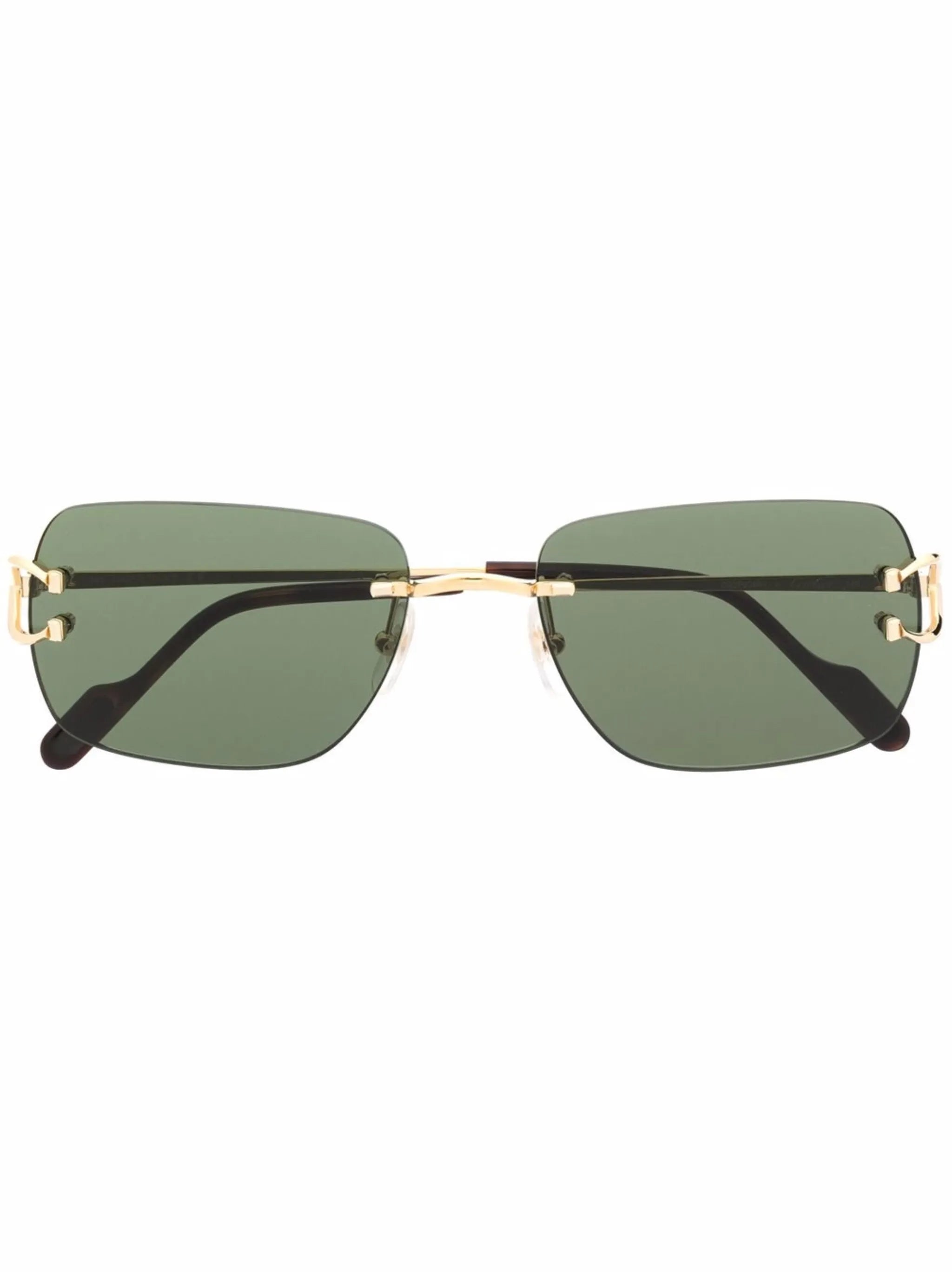rectangle-frame sunglasses