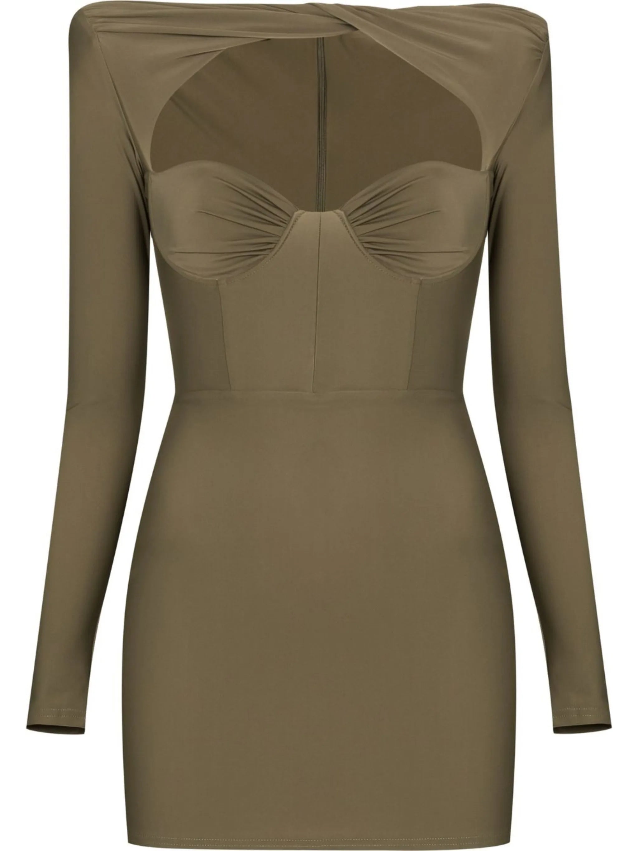 Barett twist-detail mini dress