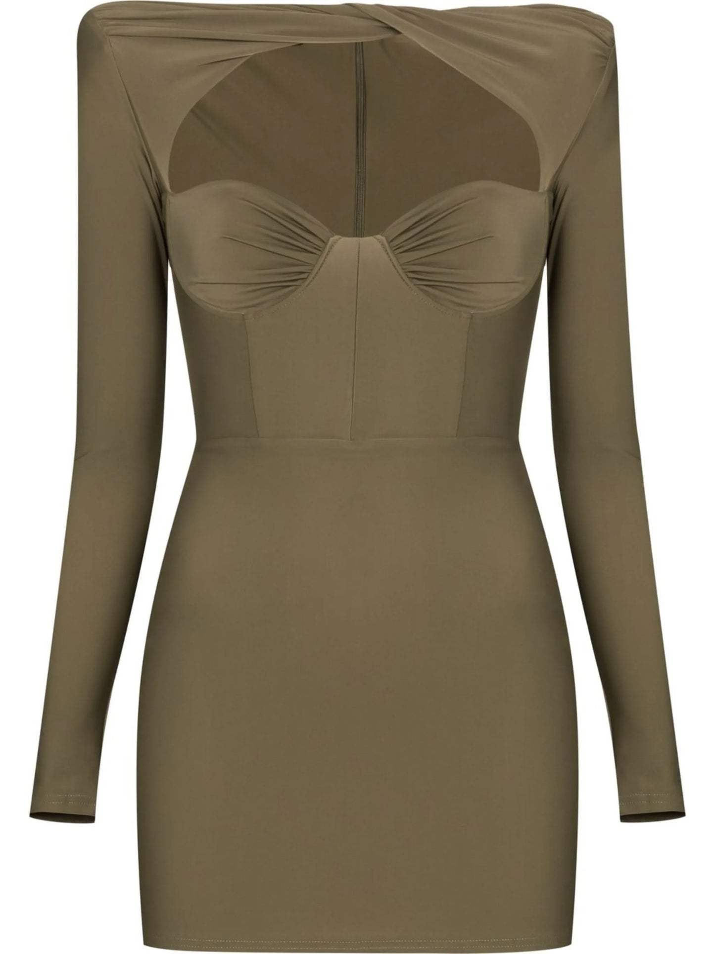 Barett twist-detail mini dress