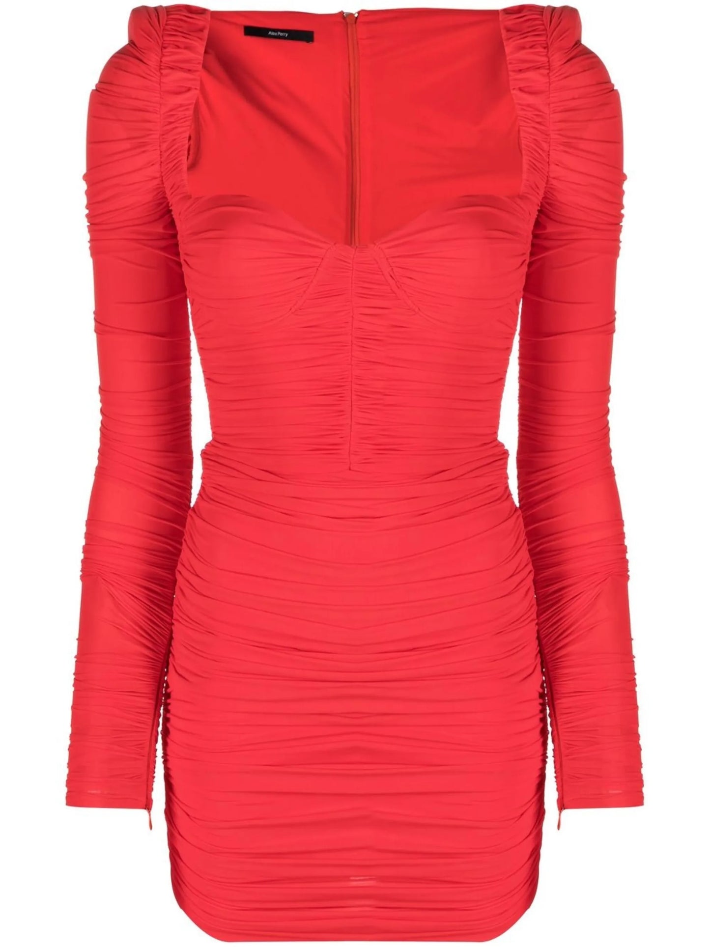 Hollis ruched long-sleeve dress