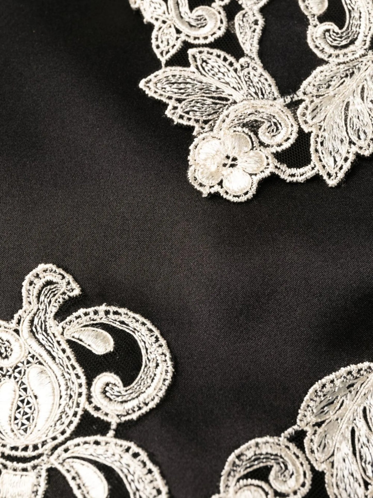 lace-detail night shorts
