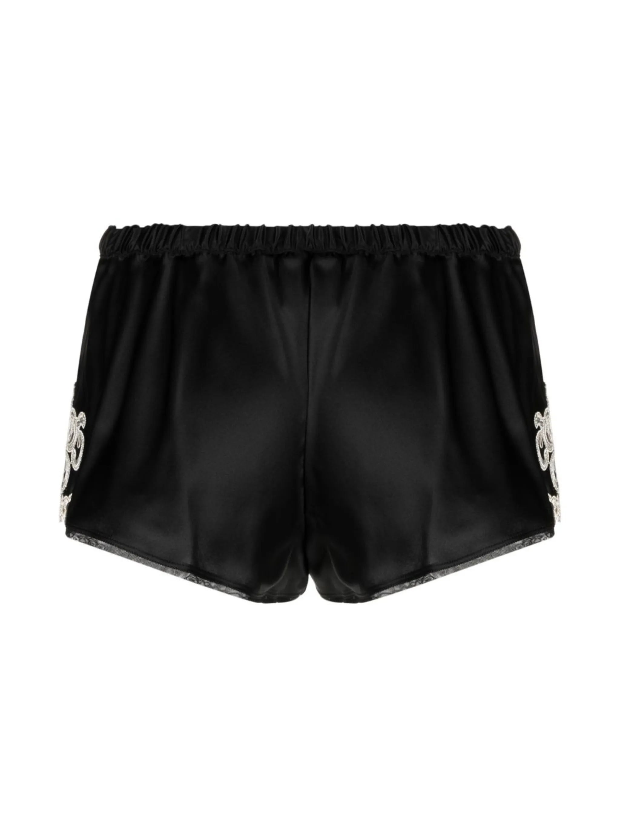 lace-detail night shorts