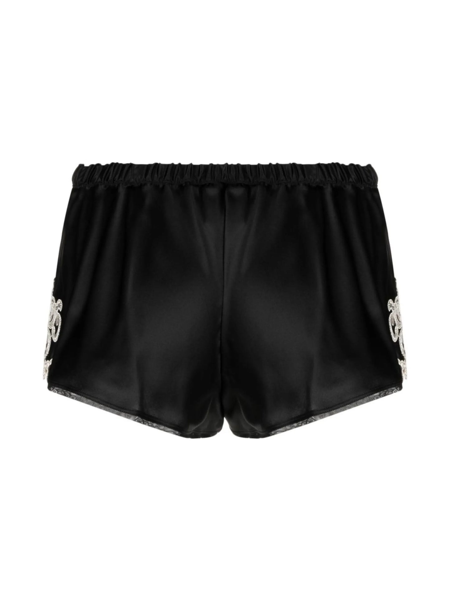 lace-detail night shorts