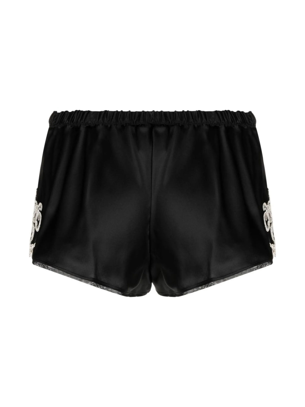 lace-detail night shorts